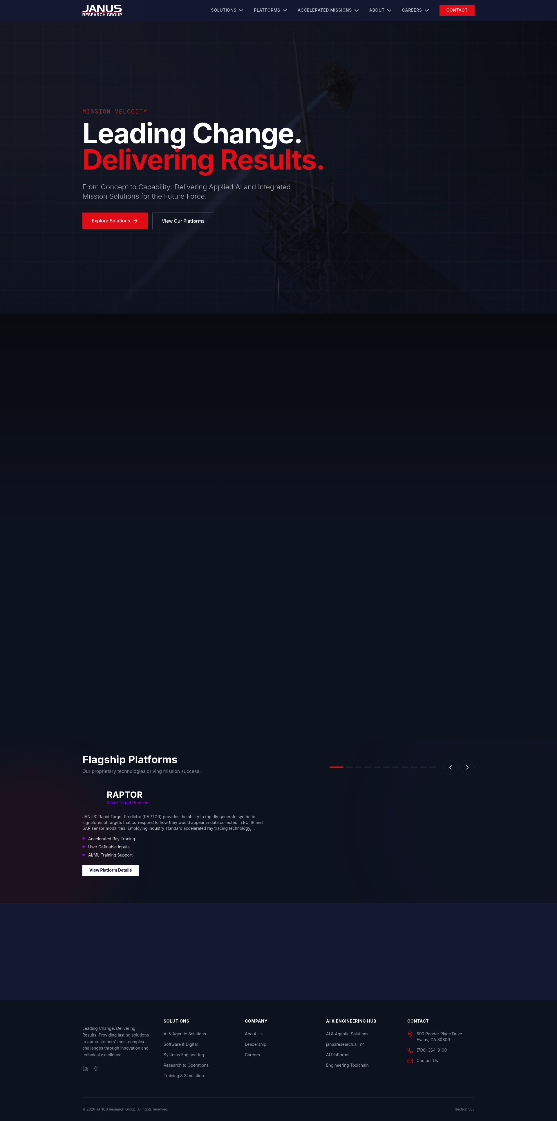 Aer homepage