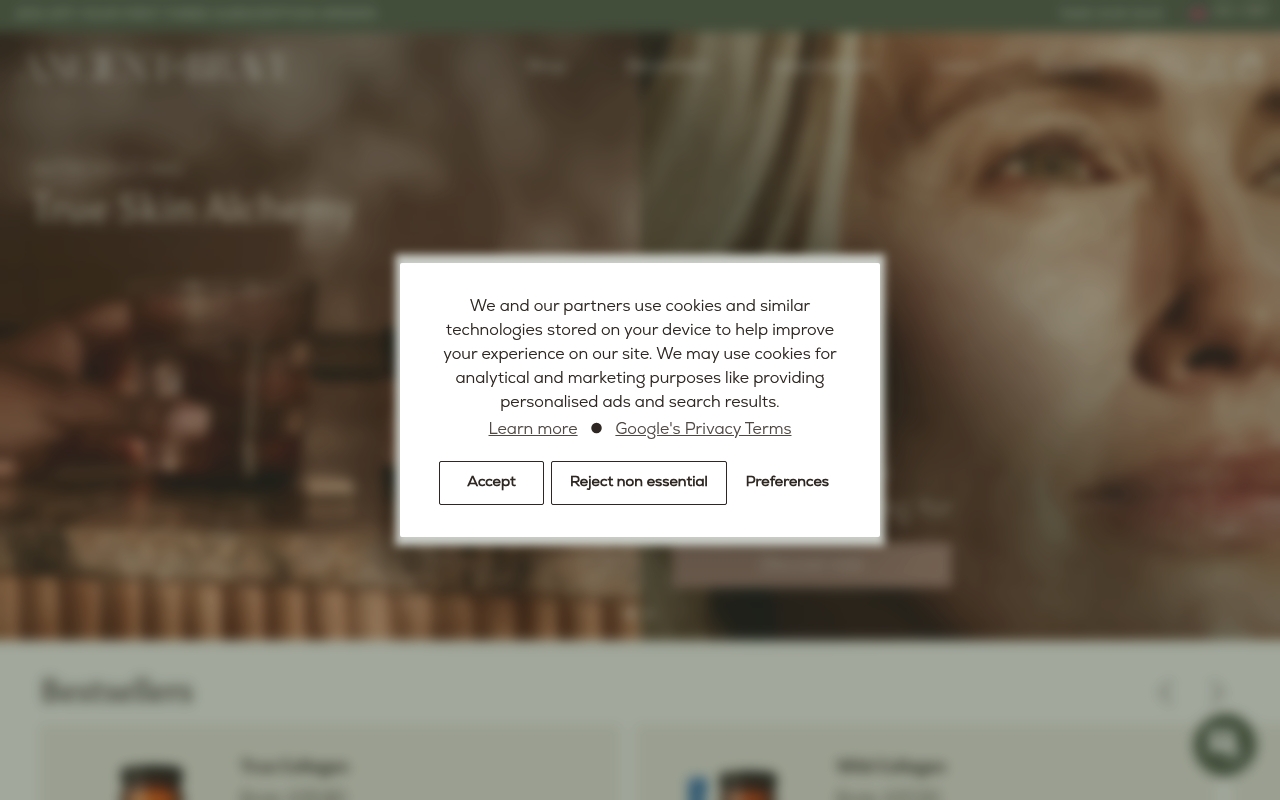 Ancient and Brave homepage