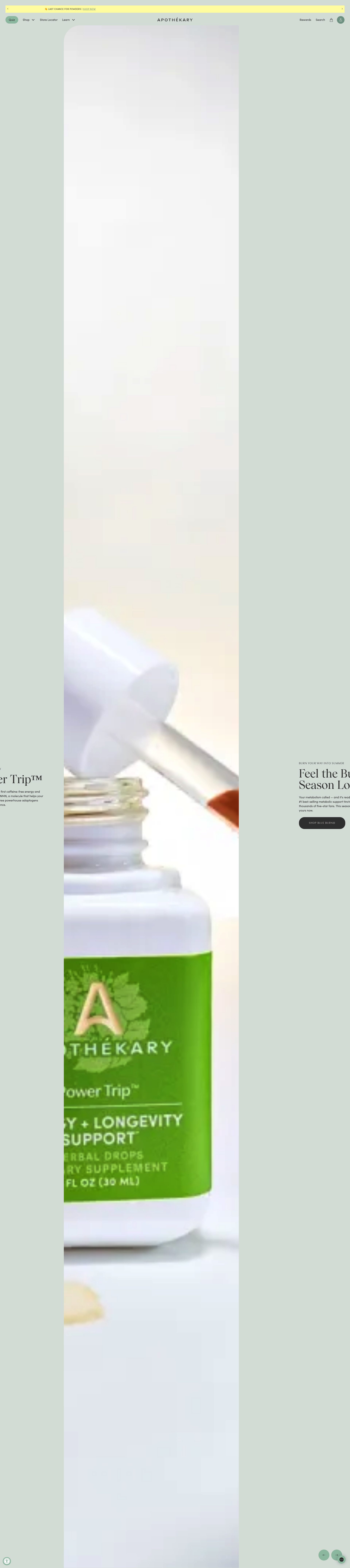 Apothekary homepage