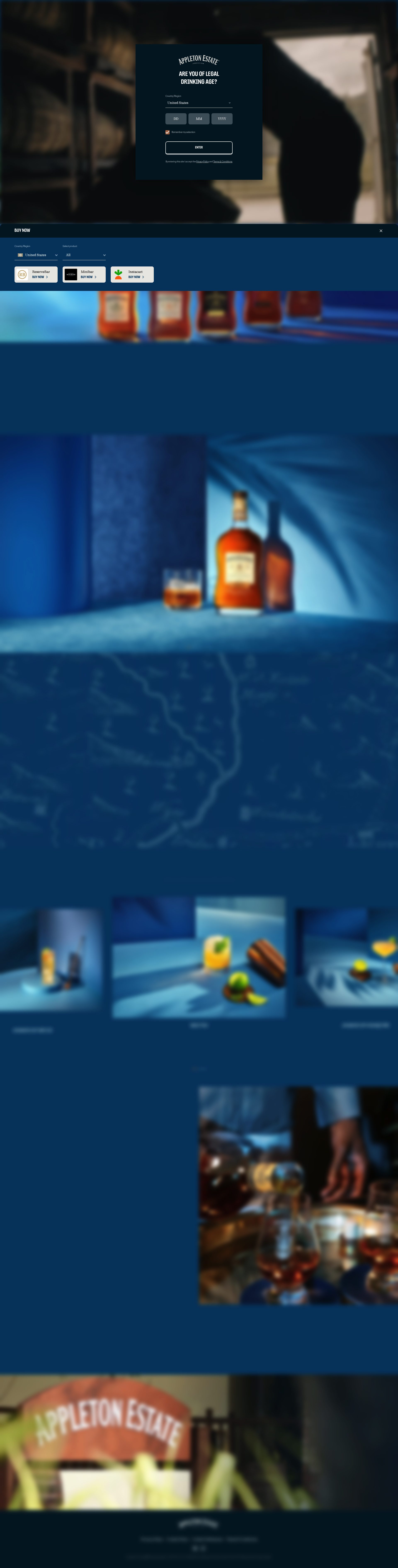 Appleton Estate homepage