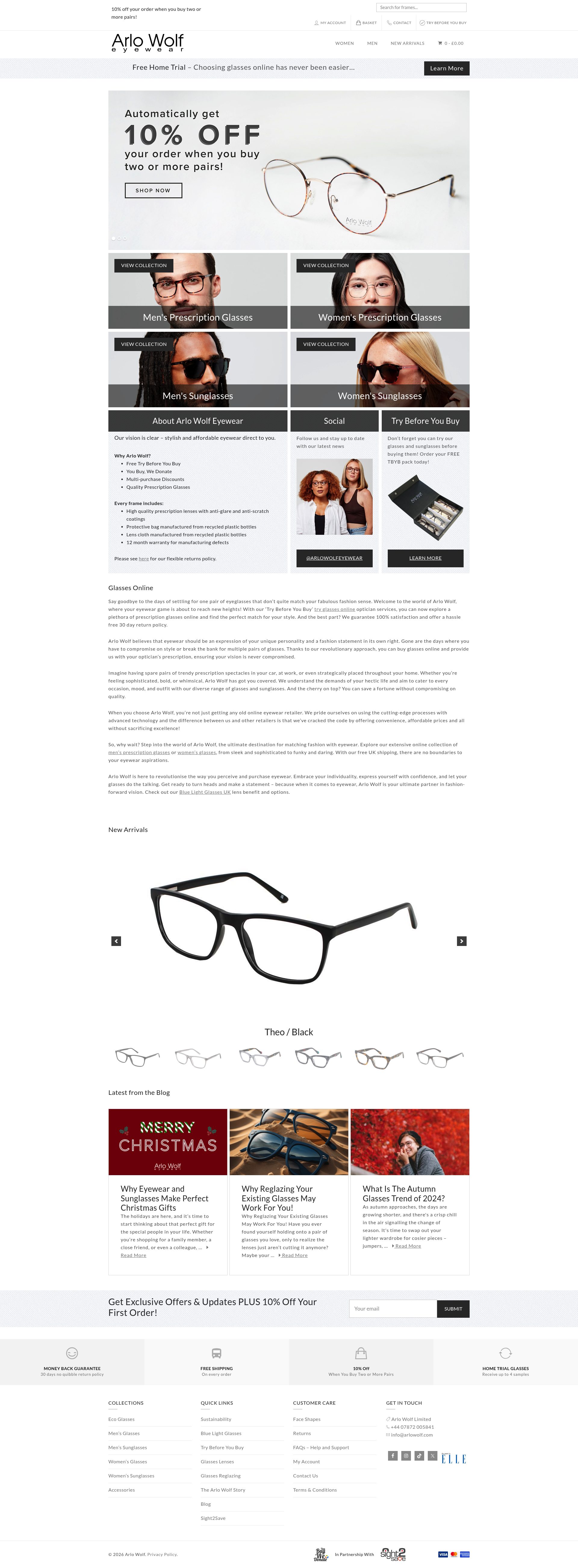 Arlo Wolf homepage