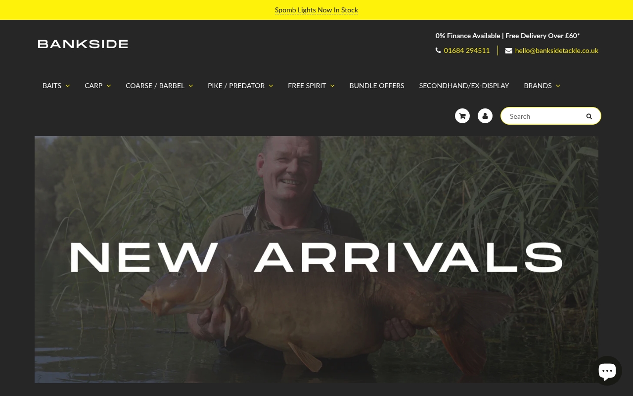 Bankside Tackle homepage