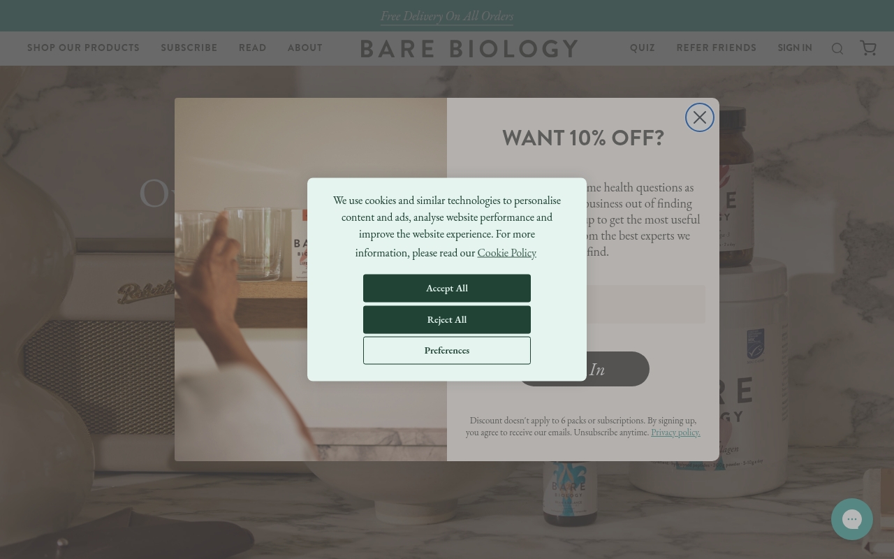 Bare Biology homepage