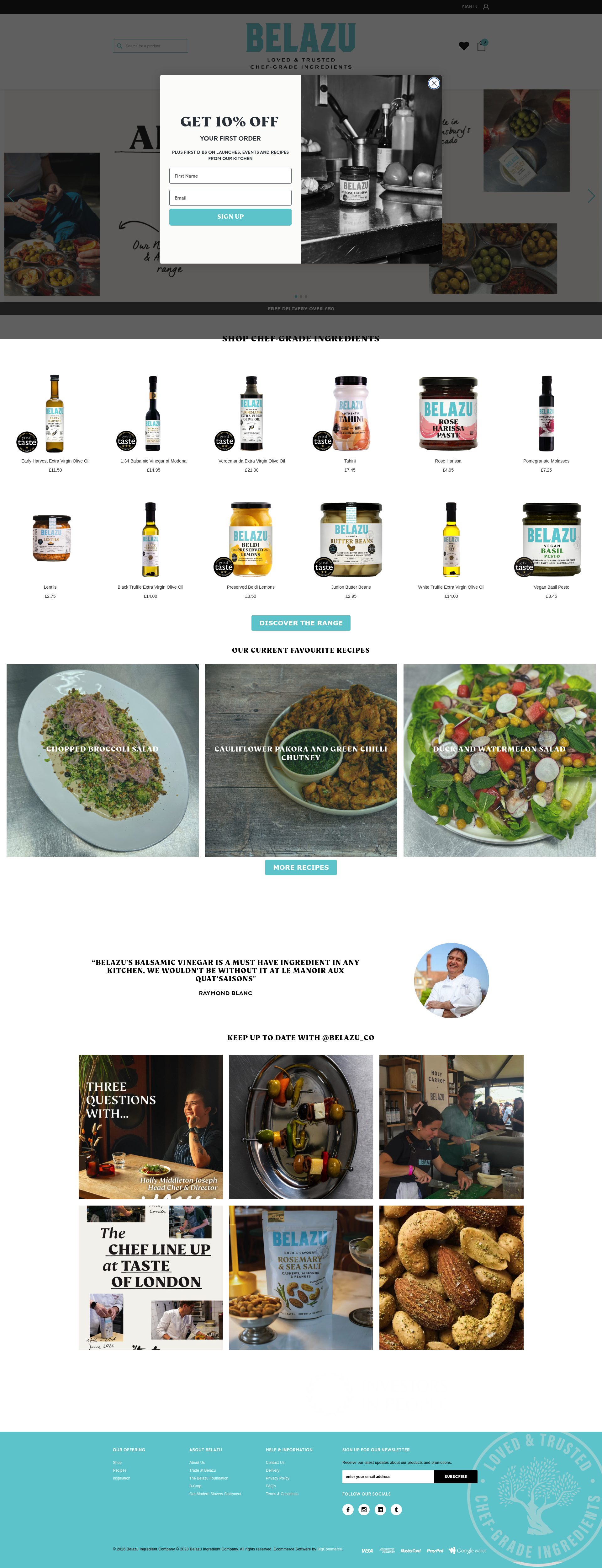 Belazu homepage