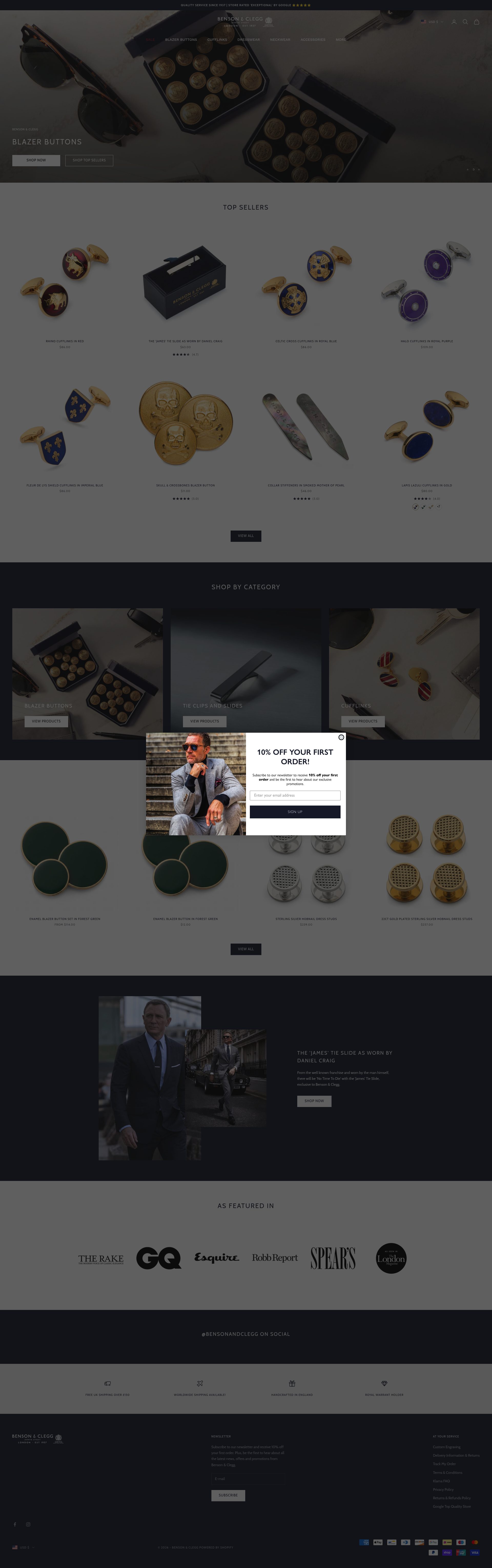 Benson & Clegg homepage