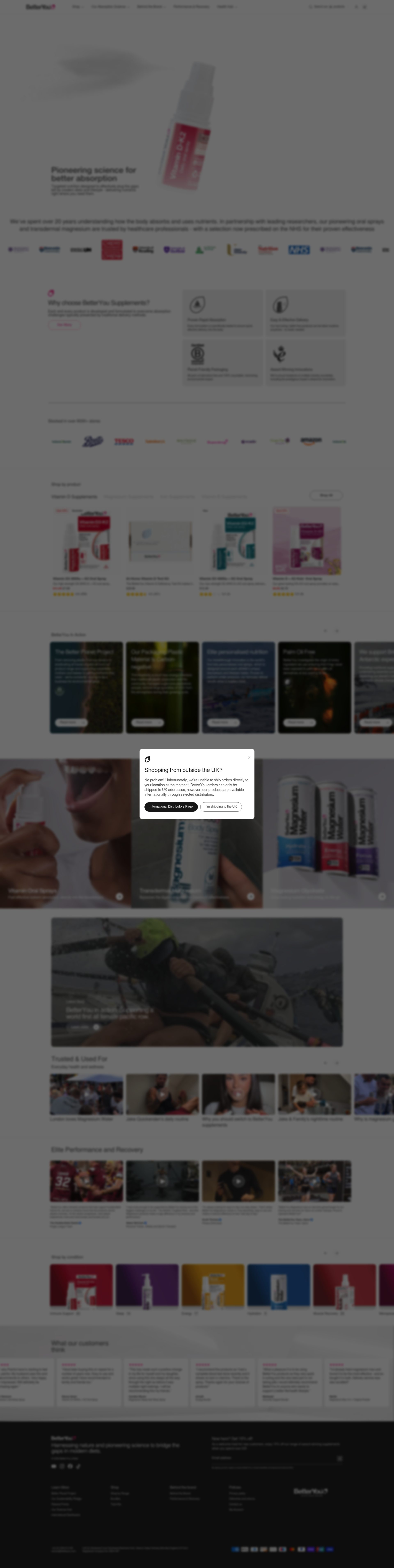 BetterYou homepage