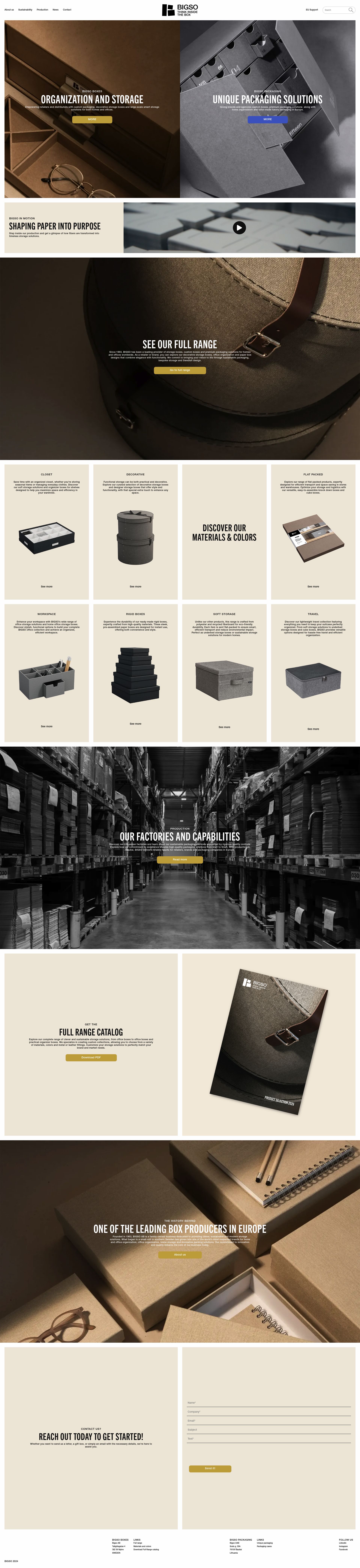 Bigso Box homepage screenshot