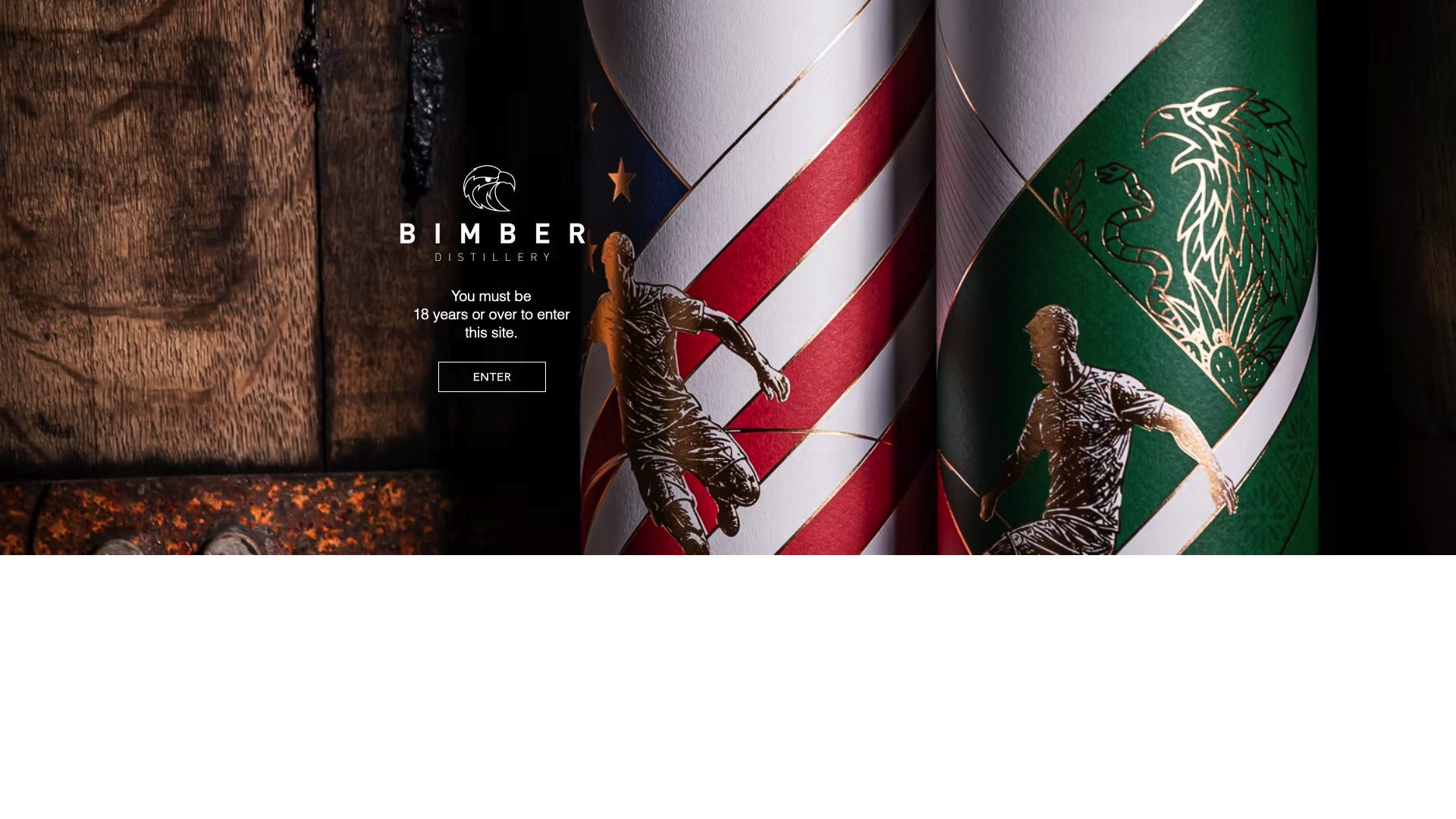 Bimber Distillery homepage