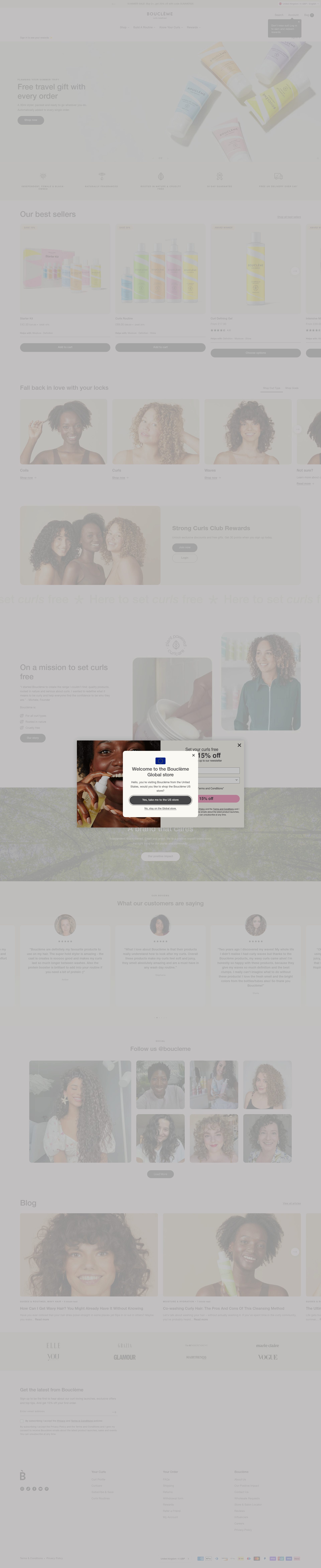 Bouclème homepage