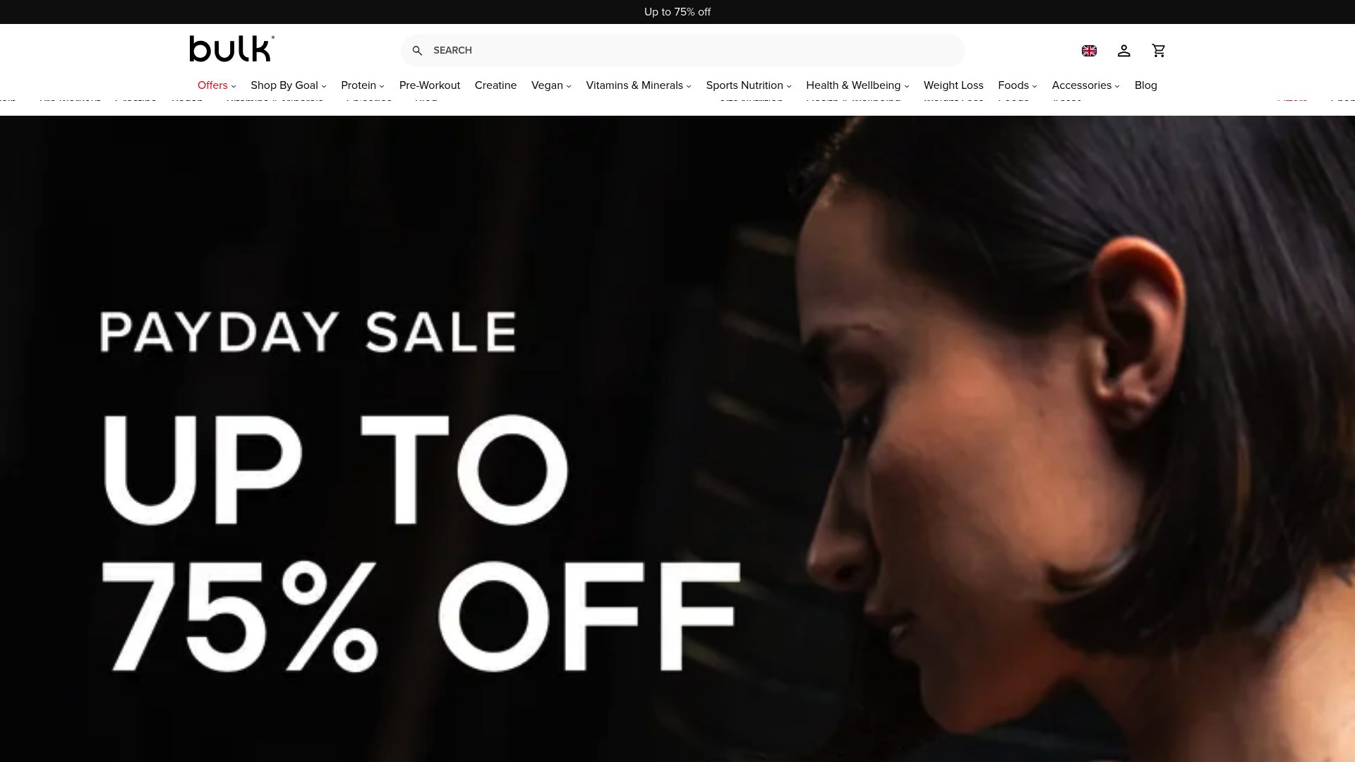 Bulk homepage