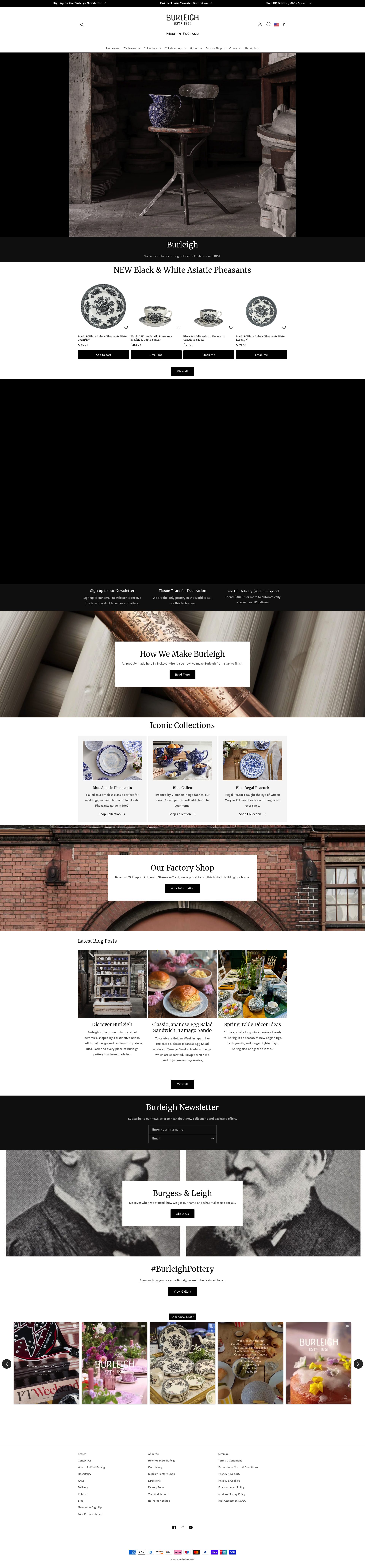 Burleigh homepage