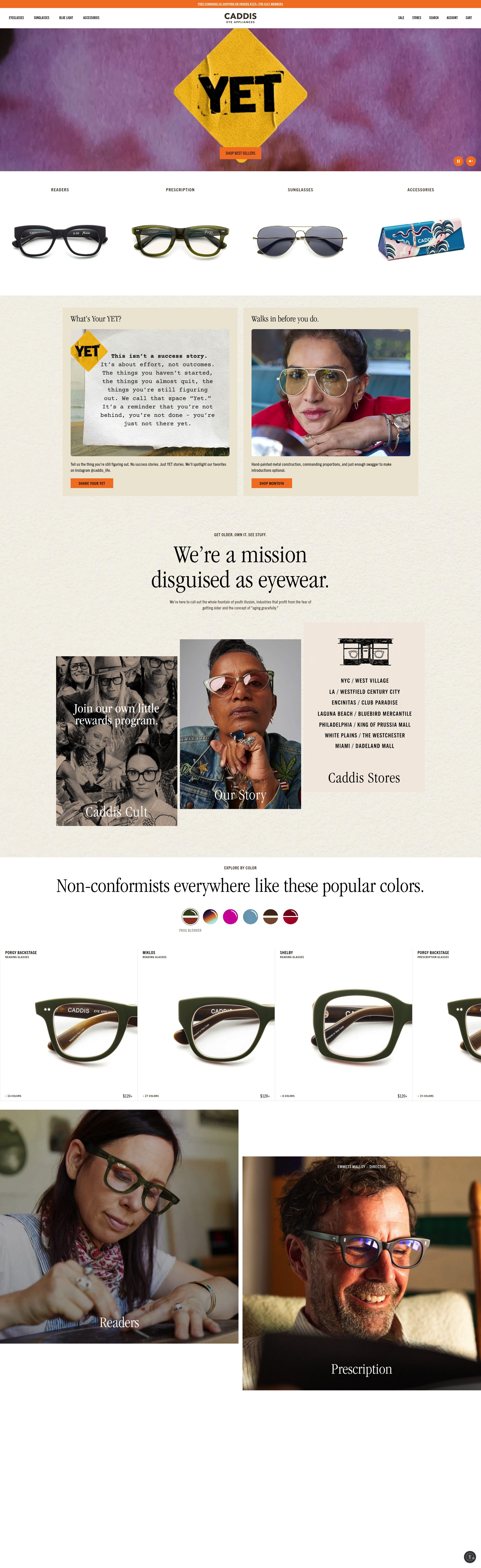 Caddis homepage