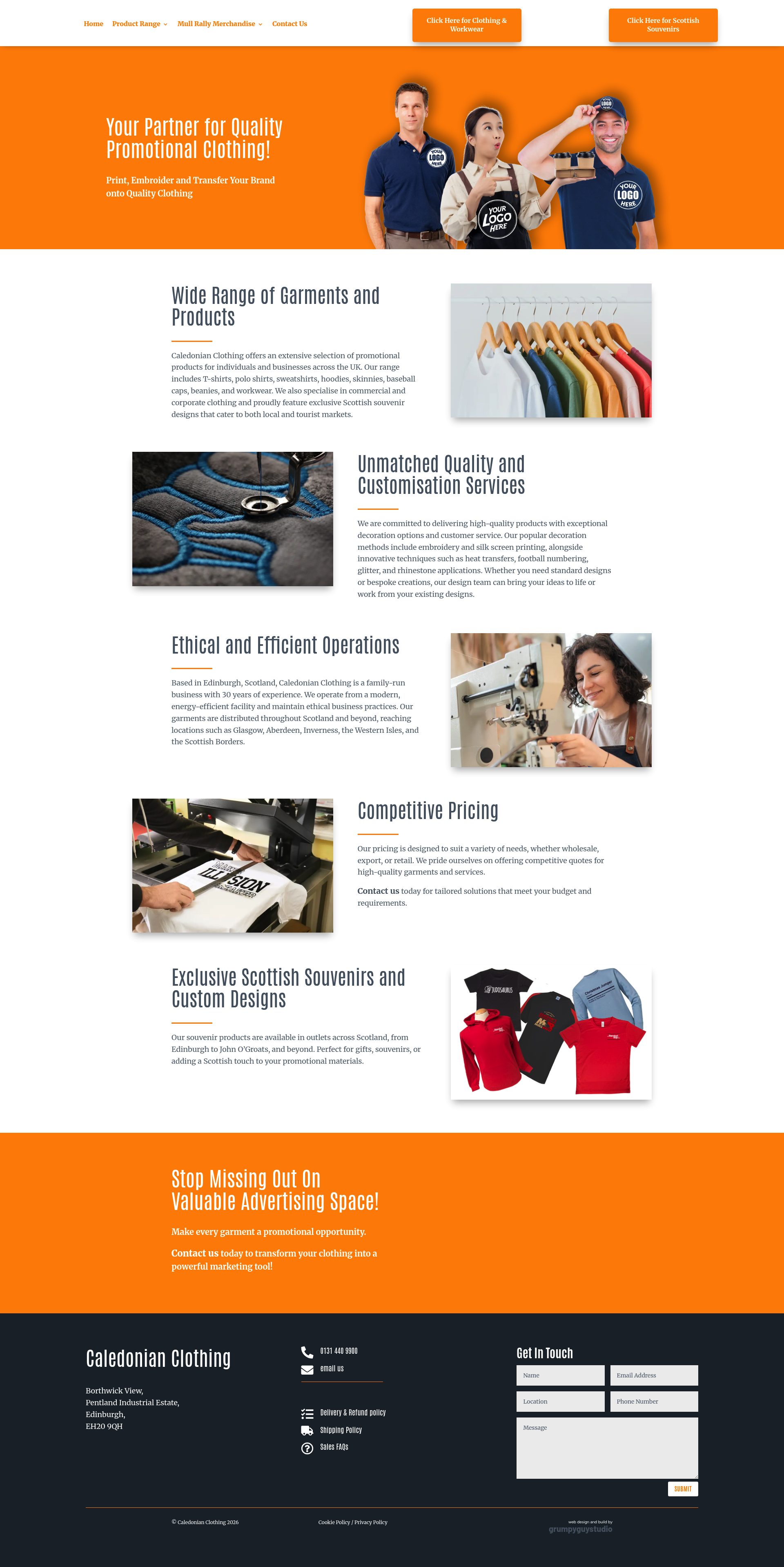 Caledonian homepage
