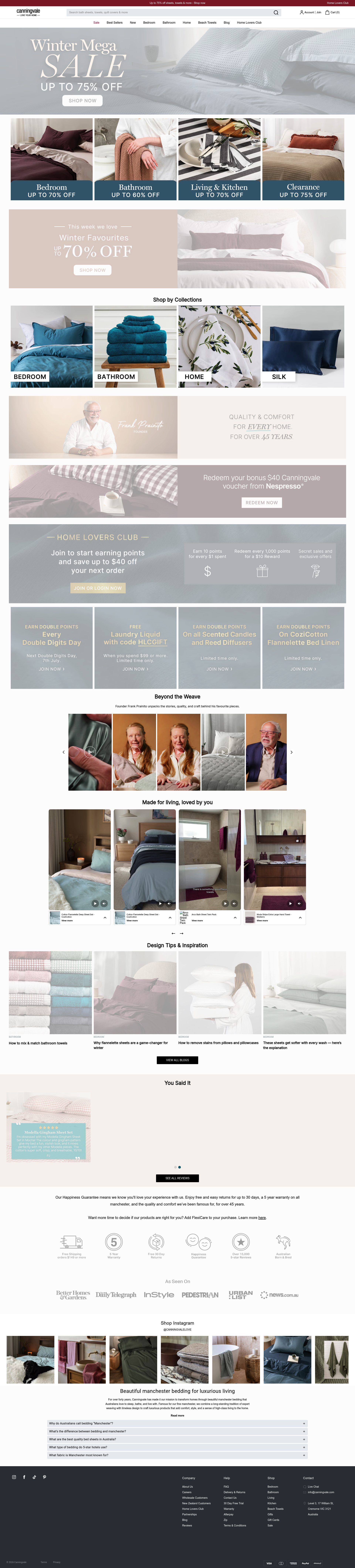 Canningvale homepage