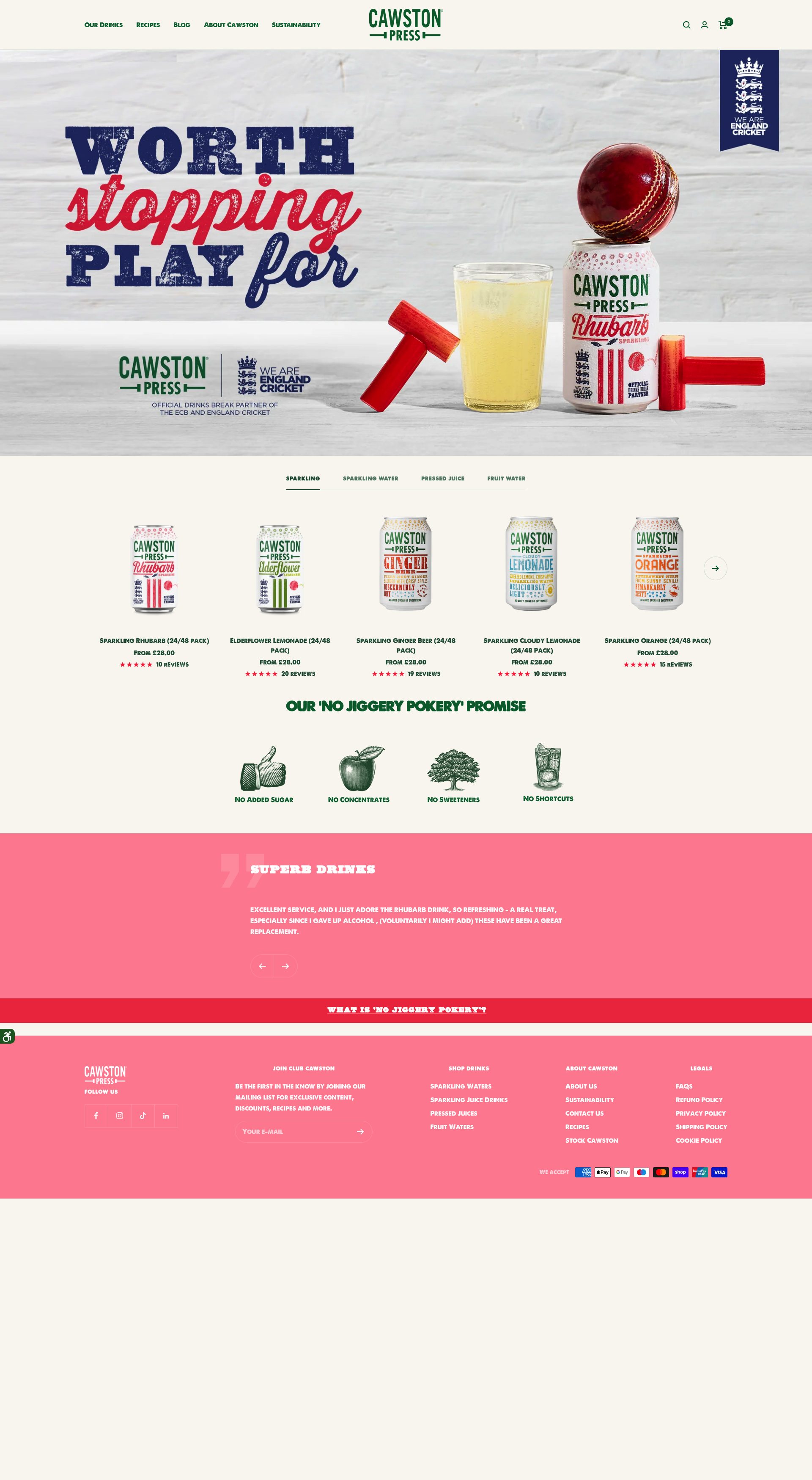 Cawston Press homepage