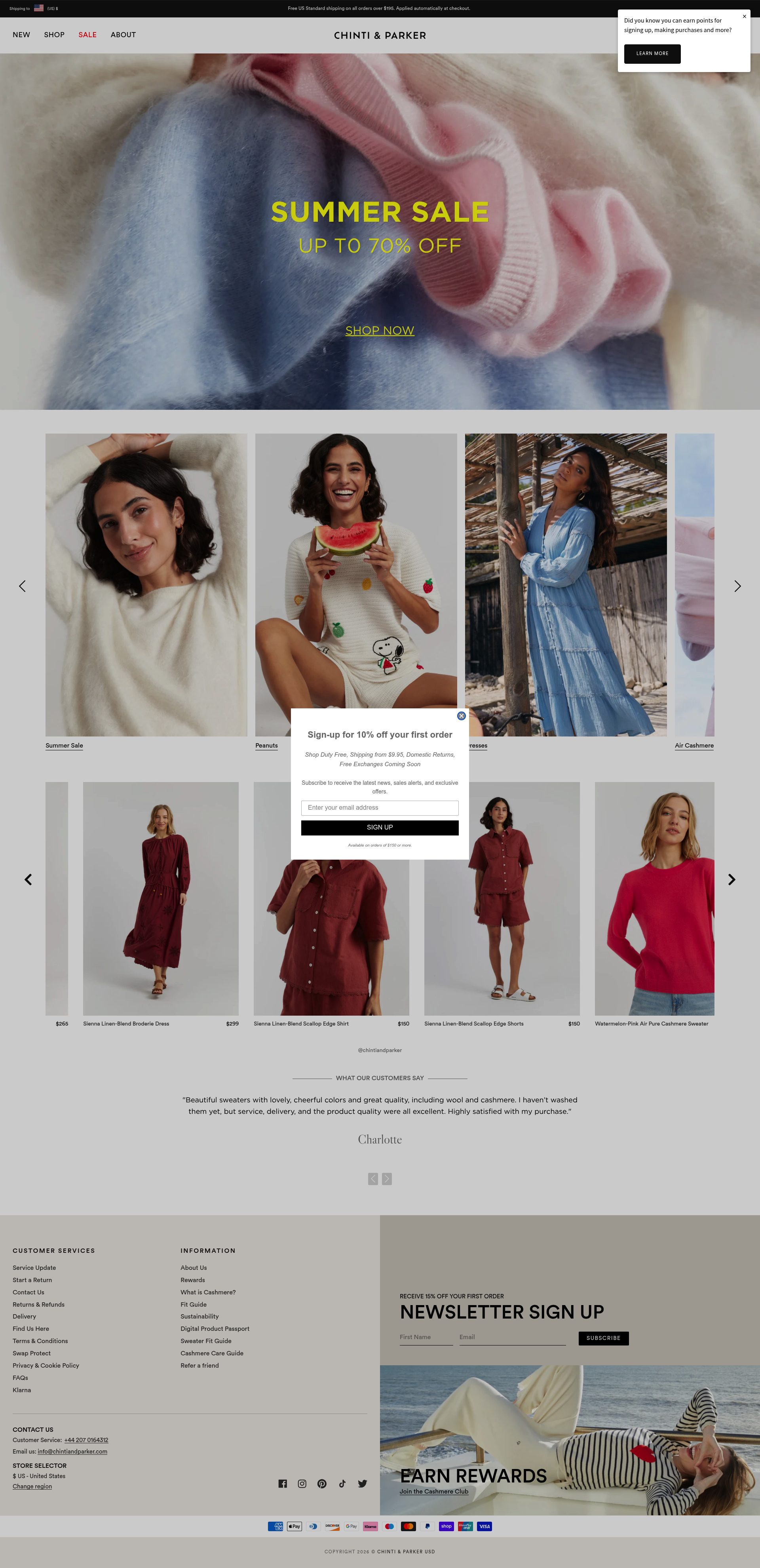 Chinti and Parker homepage