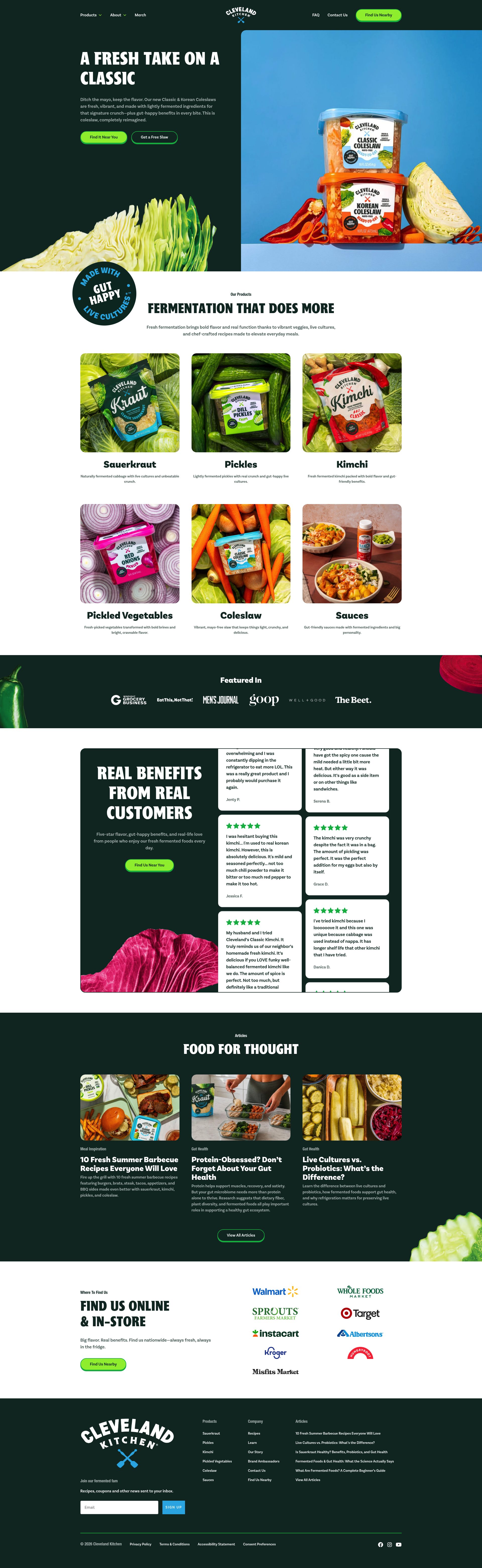 Cleveland Kitchen homepage