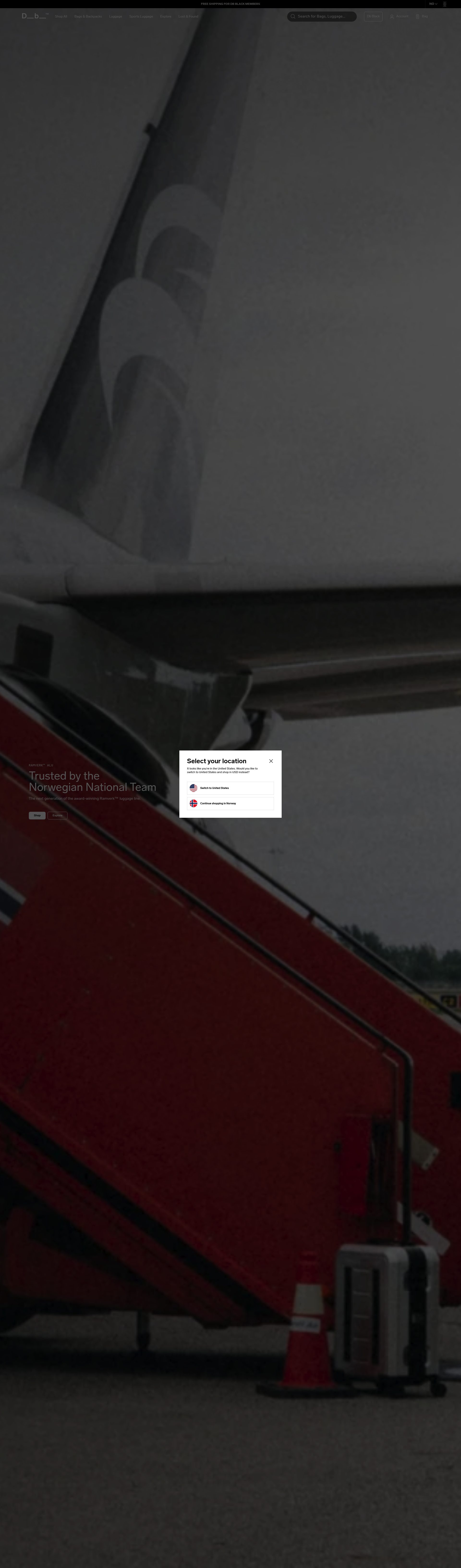 Db Equipment homepage screenshot