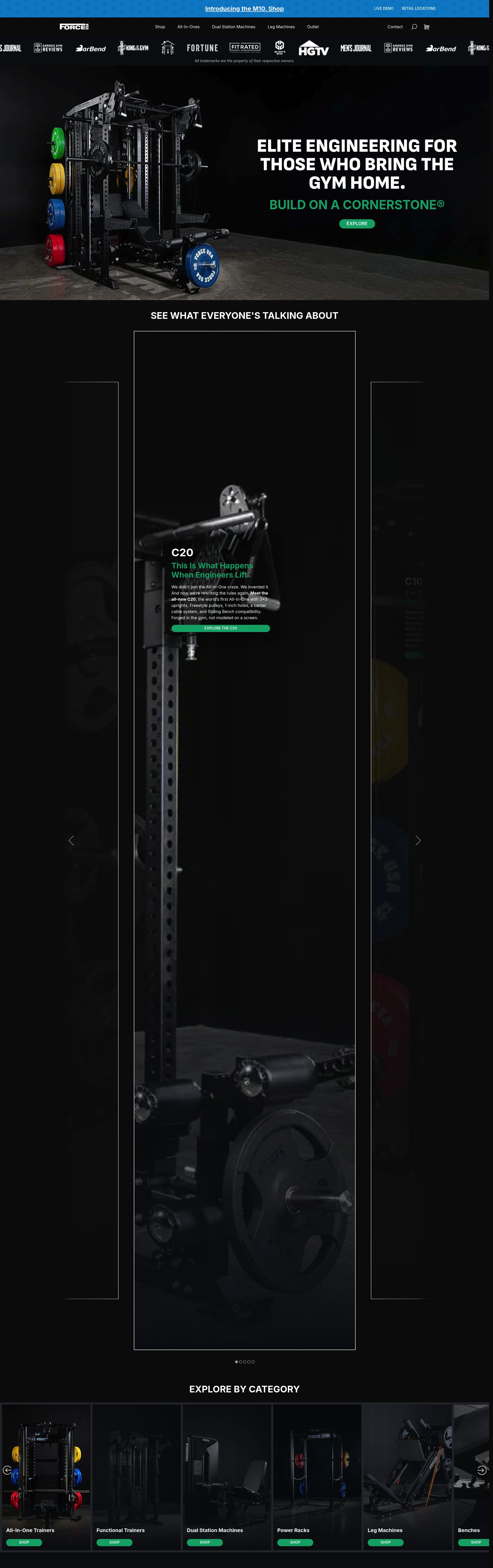 Force USA homepage