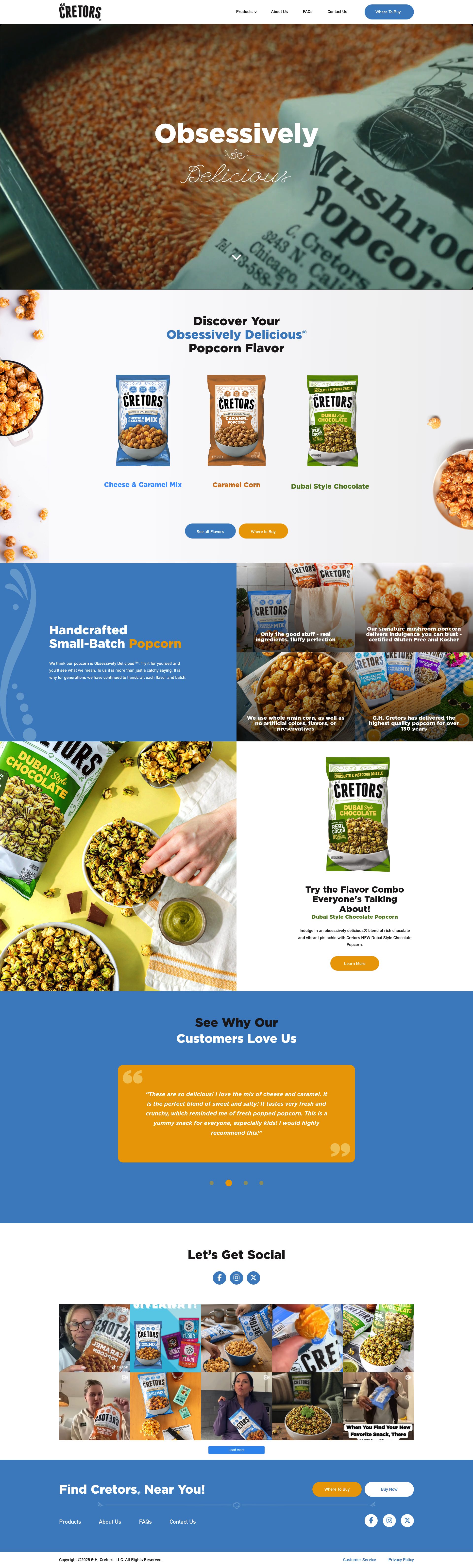 G.H. Cretors homepage