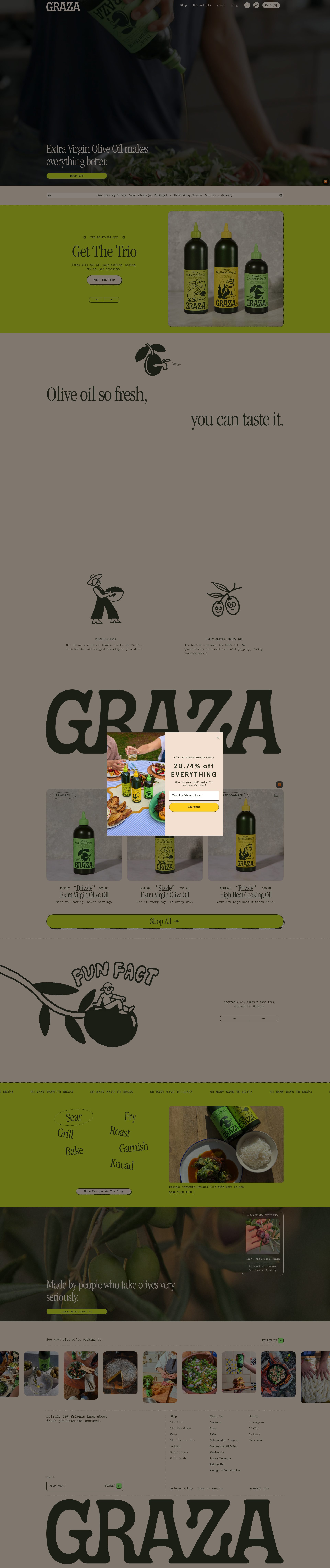 Graza homepage