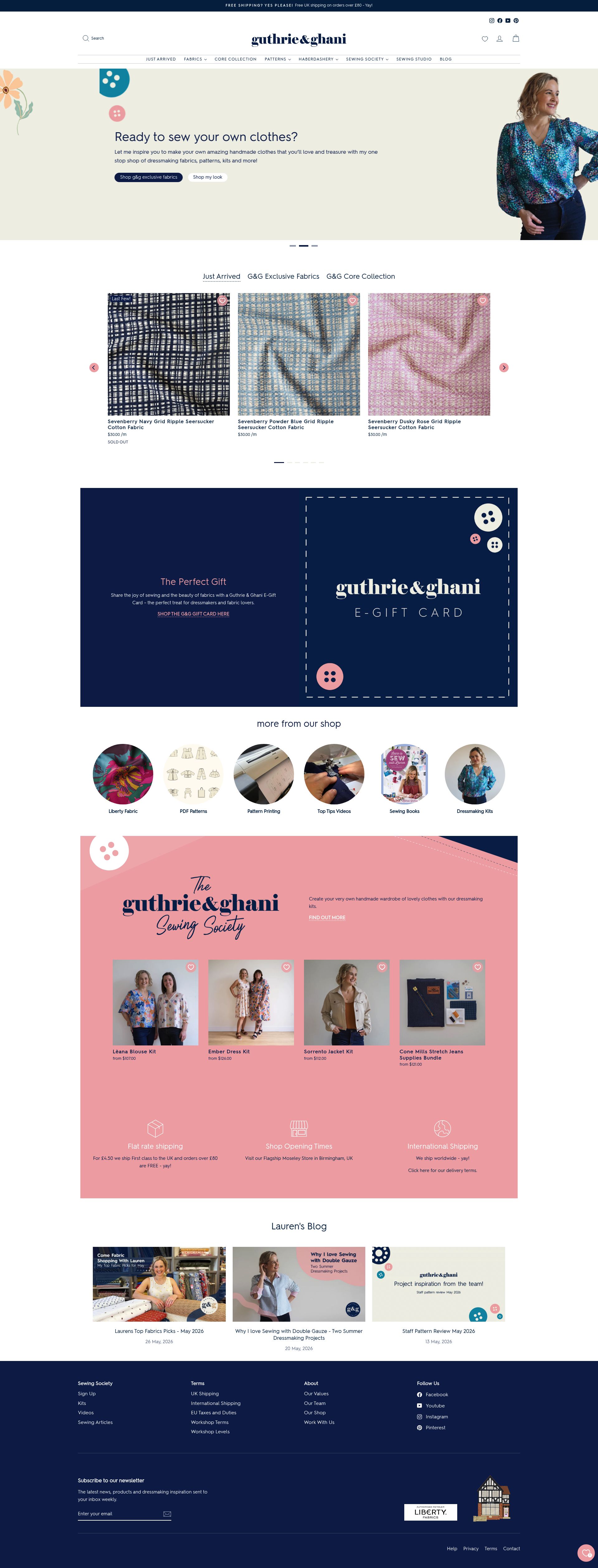 Guthrie And Ghani homepage screenshot