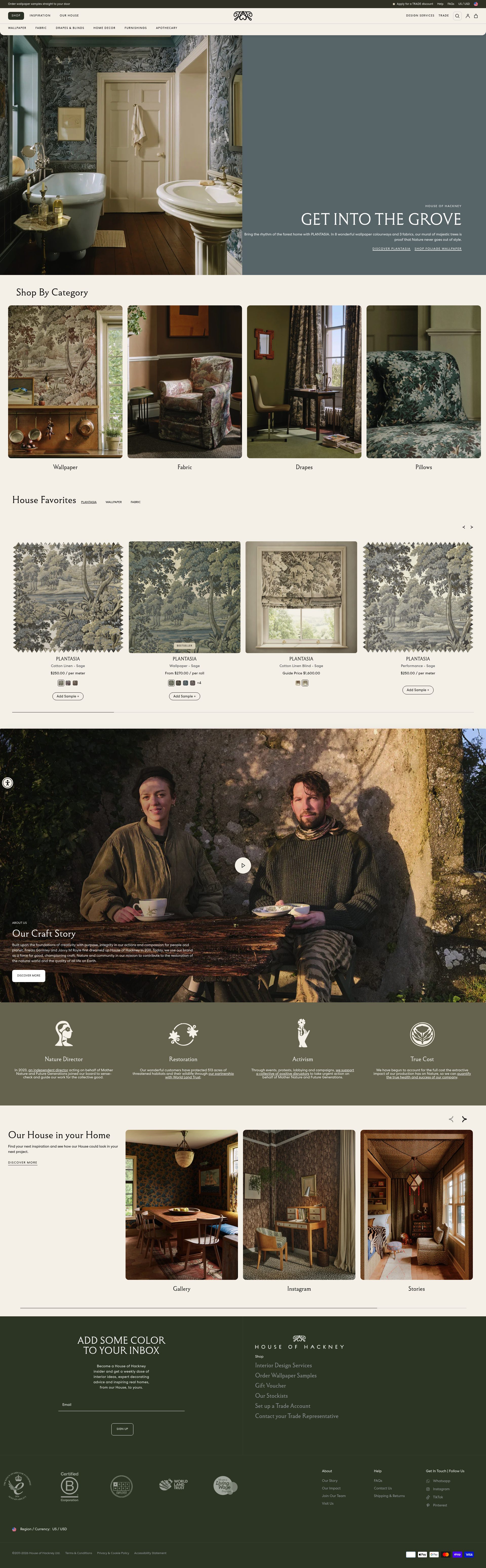 House Of Hackney homepage screenshot