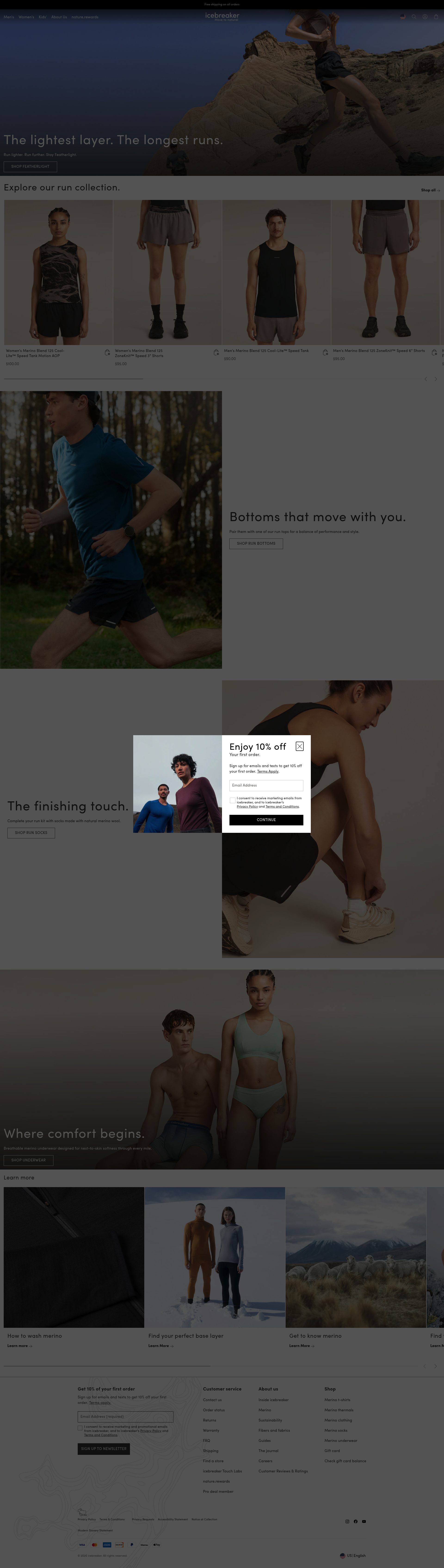 Icebreaker homepage screenshot