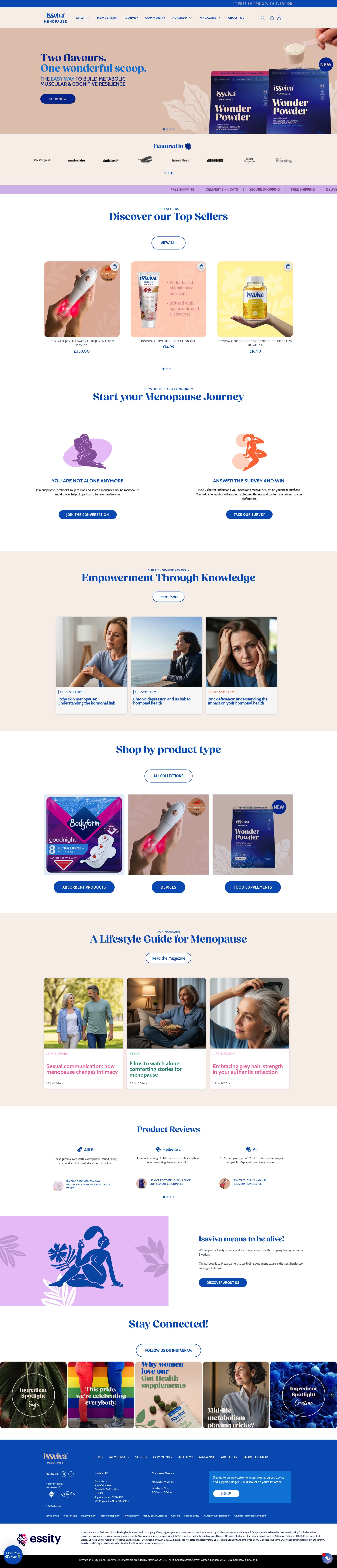 Issviva homepage