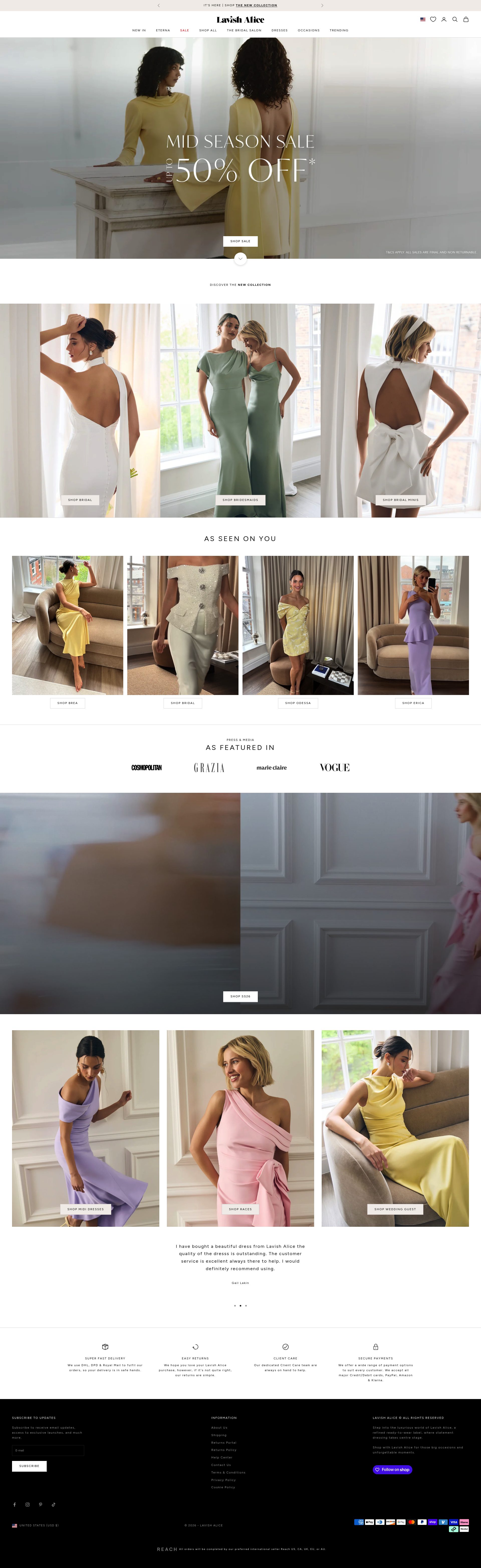 Lavish Alice homepage