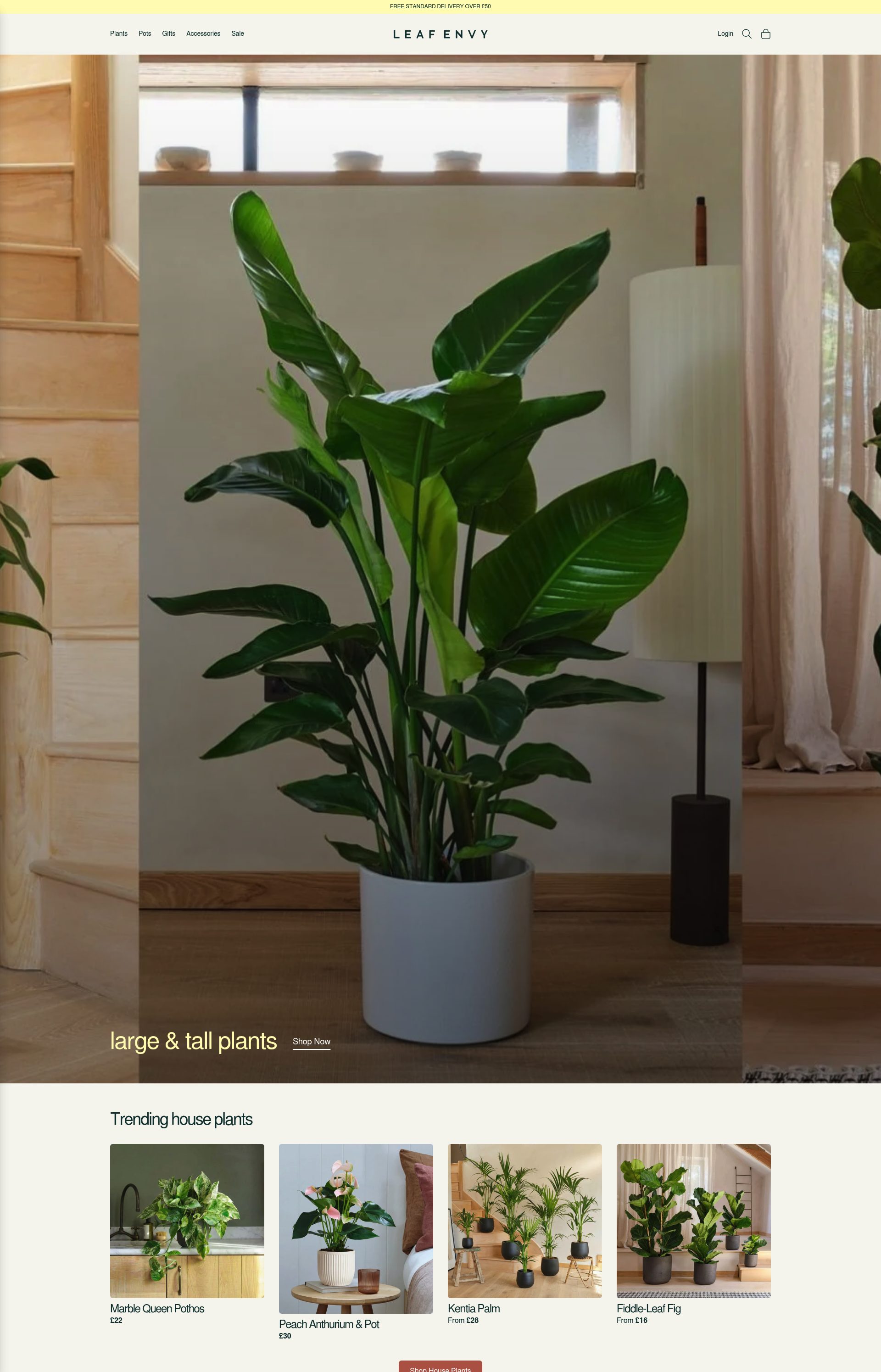 Leaf Envy homepage