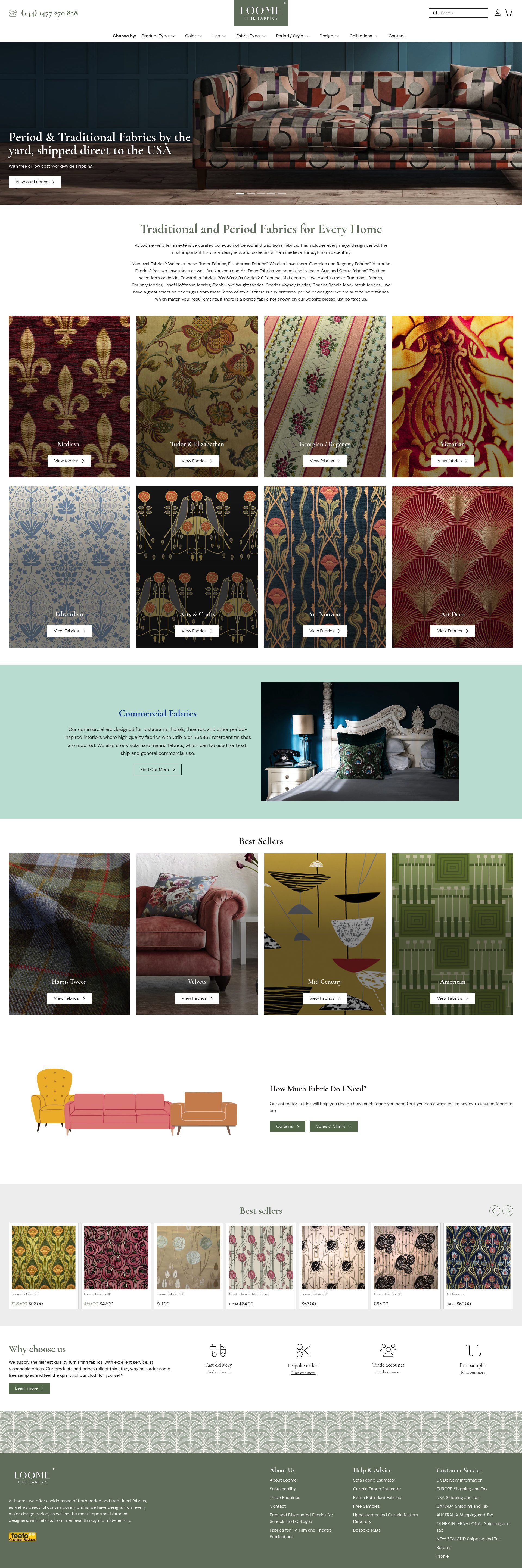 Loome homepage