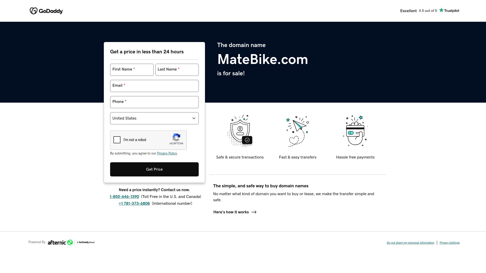 MATE Bike homepage
