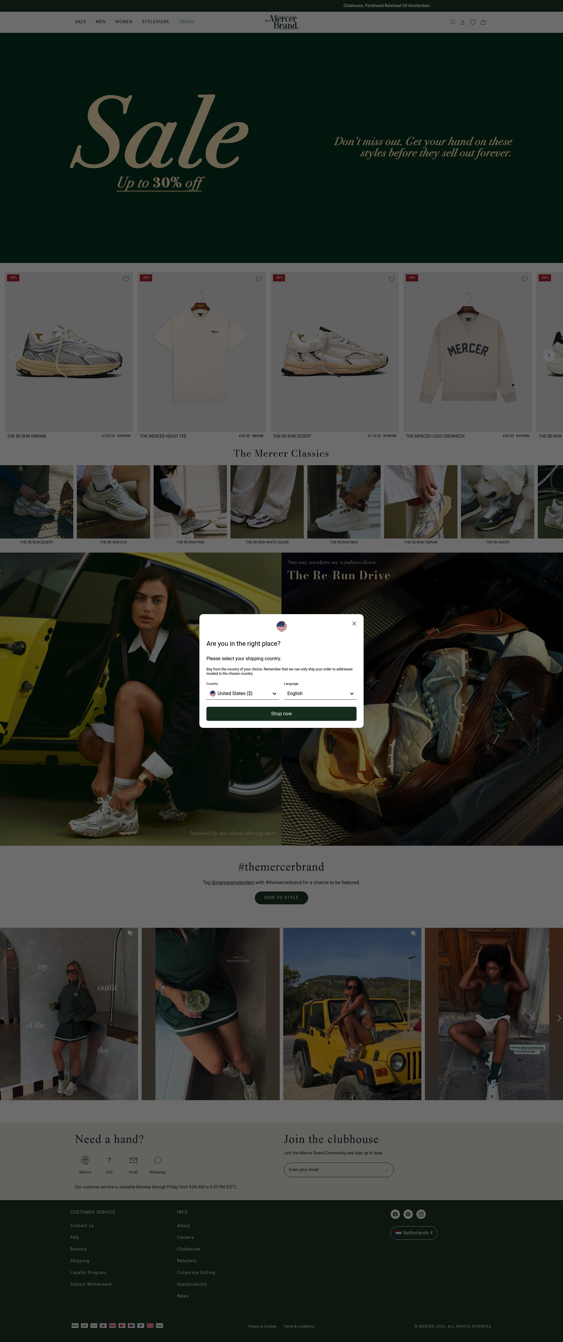 Mercer Amsterdam homepage