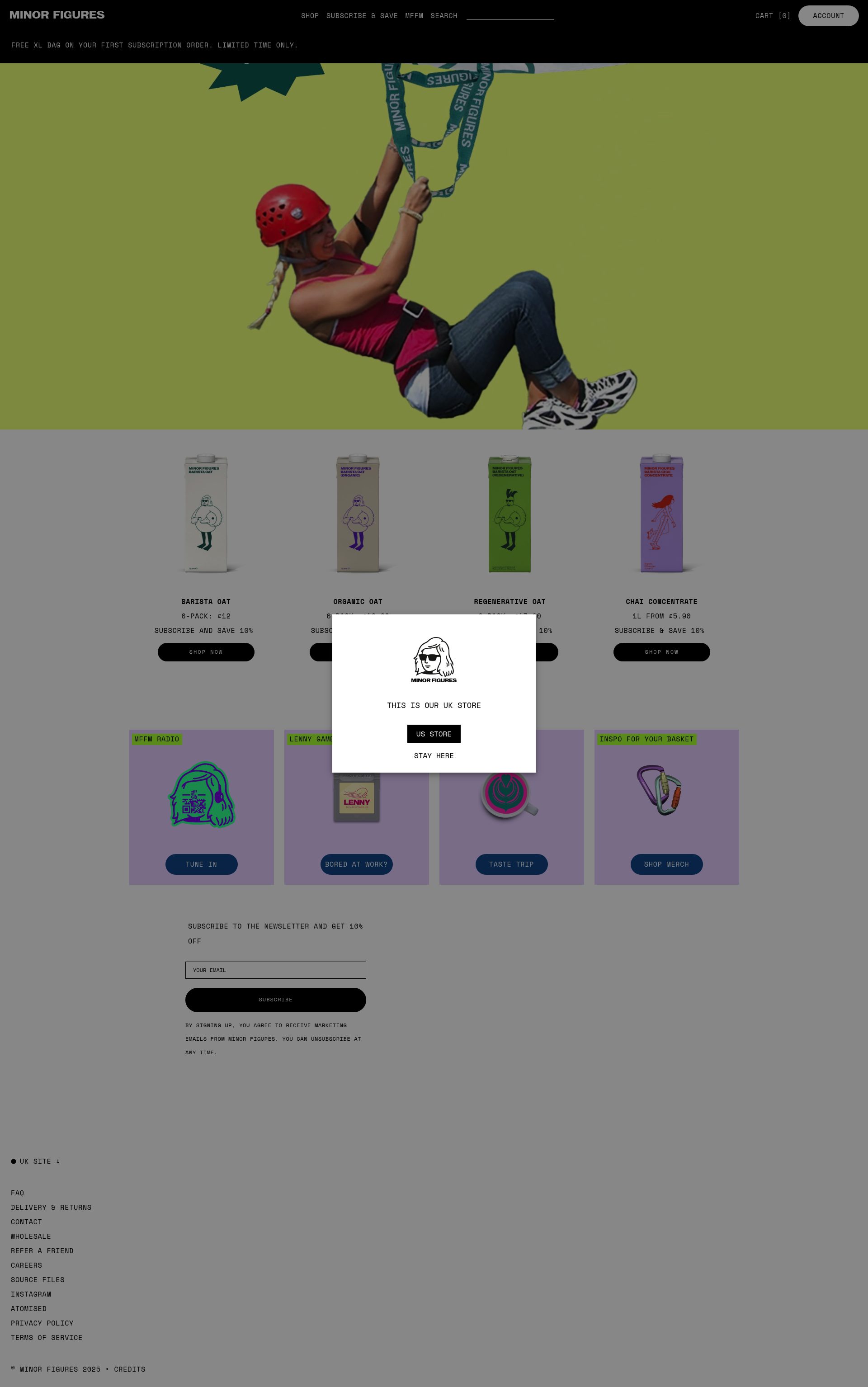 Minor Figures homepage