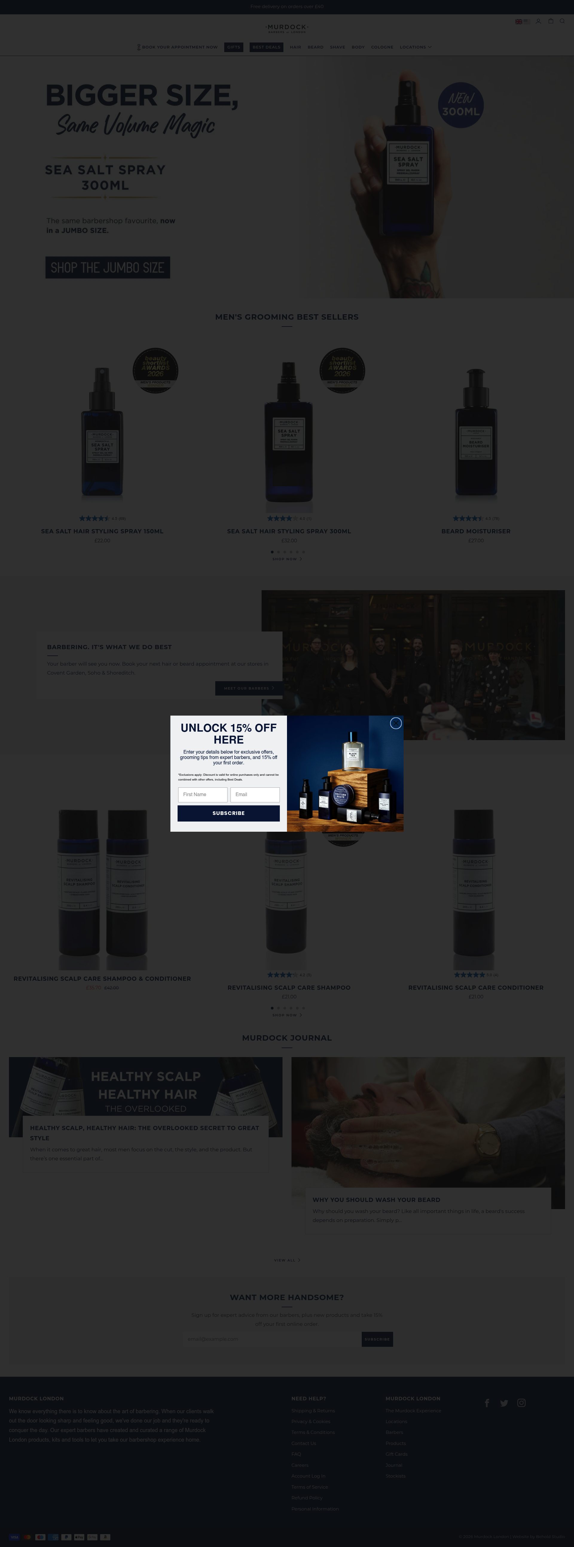 Murdock-london homepage