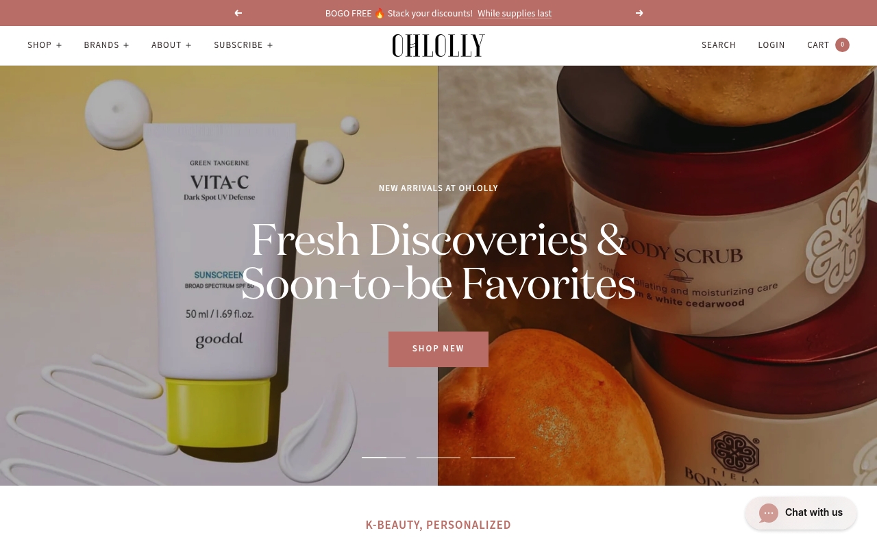 Ohlolly homepage