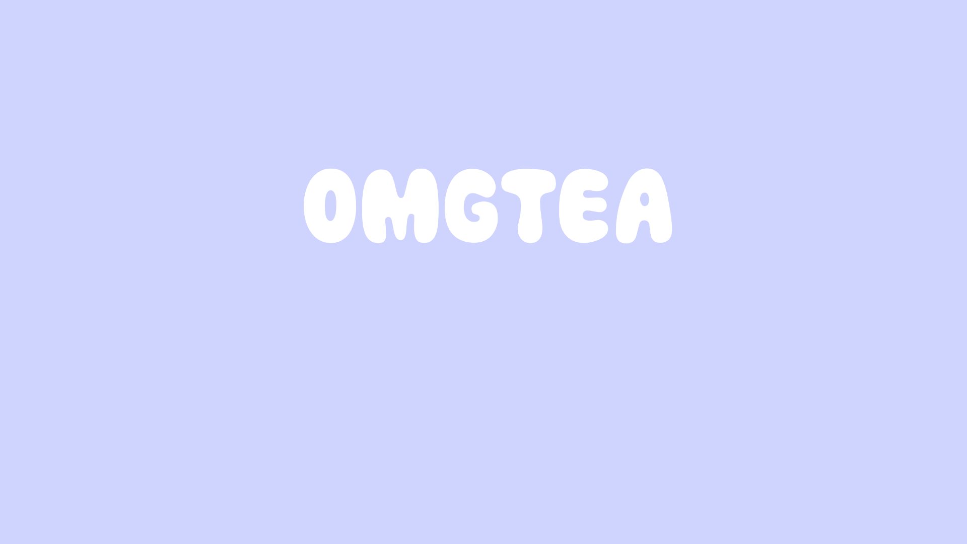 OMGtea homepage