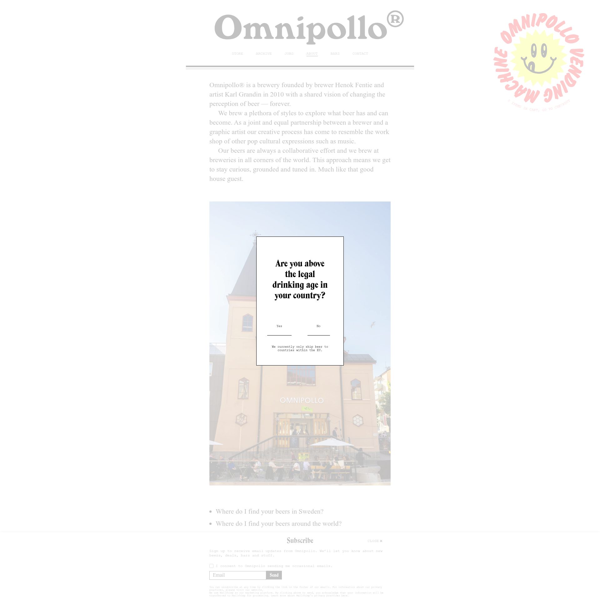 Omnipollo — craft beer Shopify store