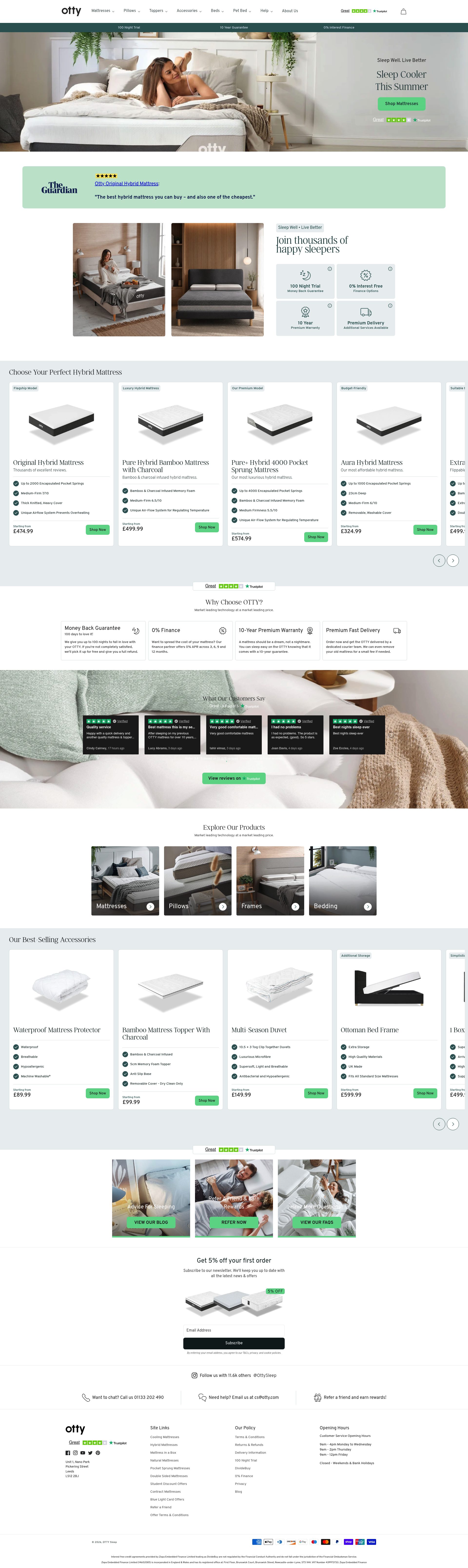 Otty homepage