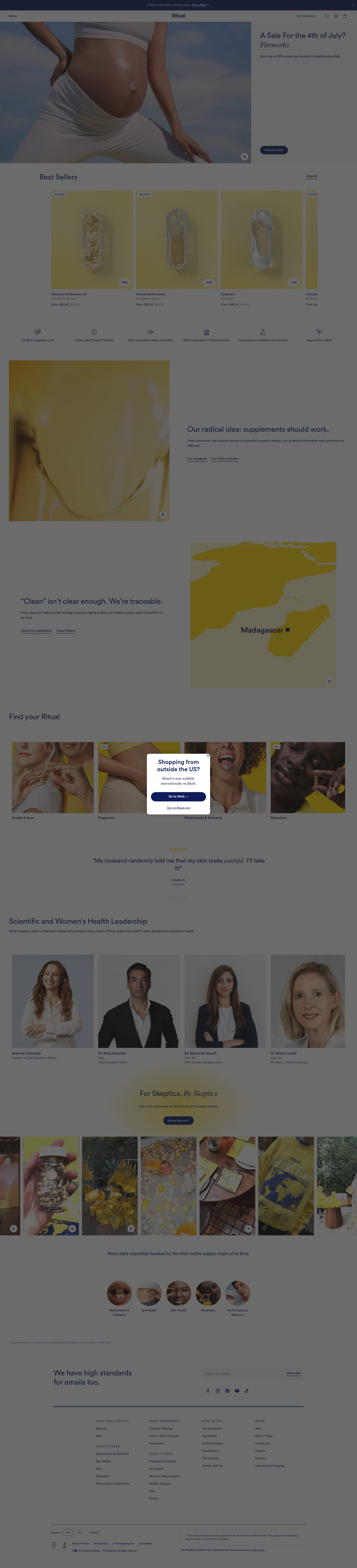 Ritual homepage