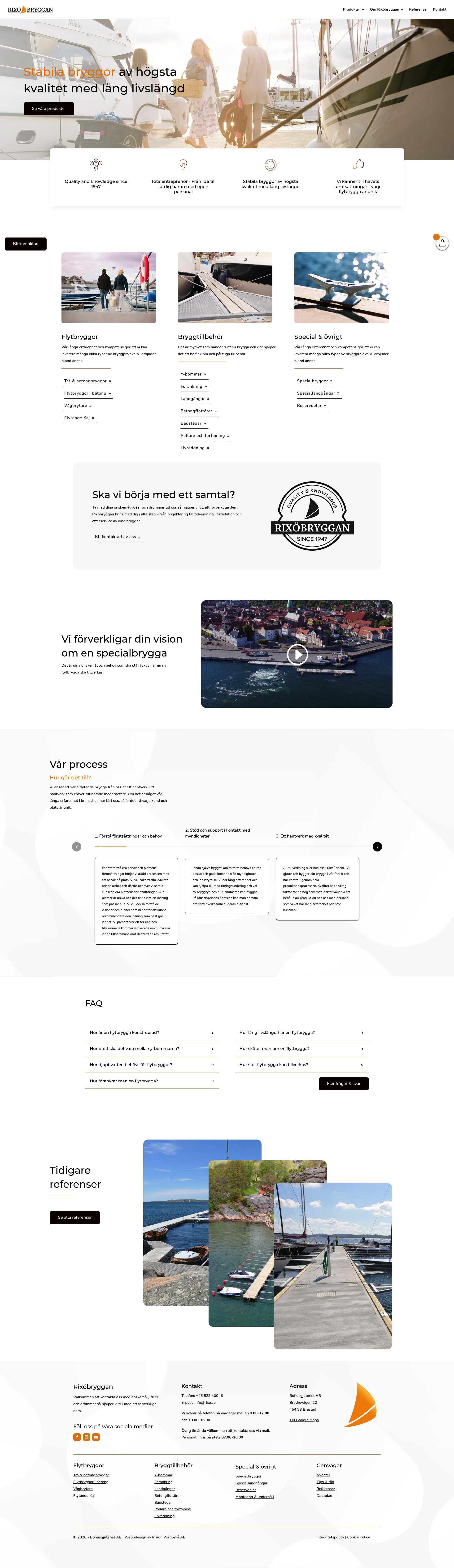 Rixo homepage screenshot