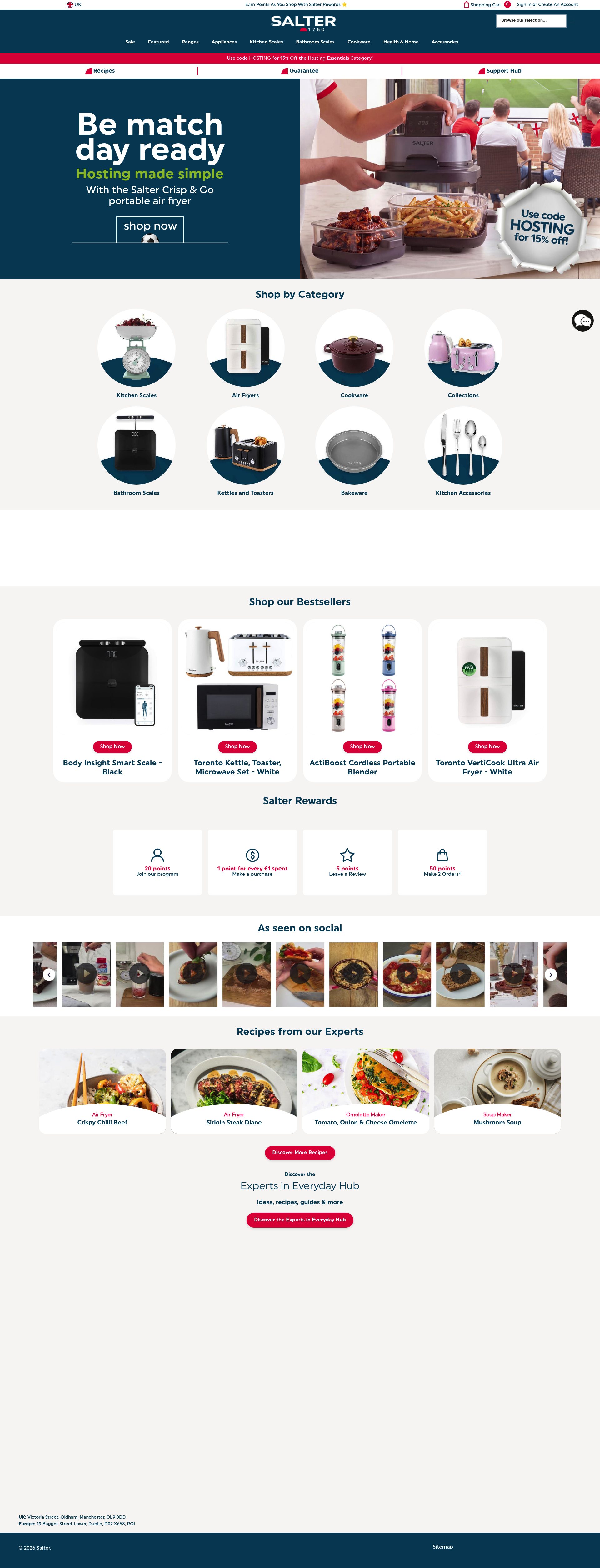 Salter homepage
