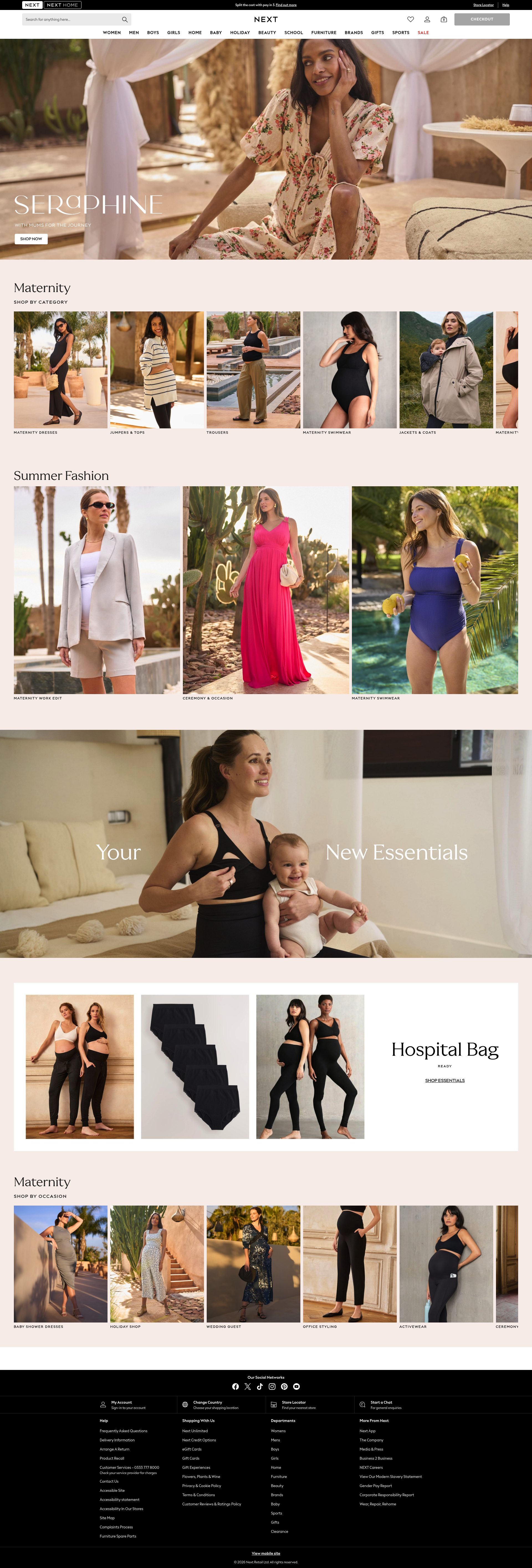 Seraphine homepage