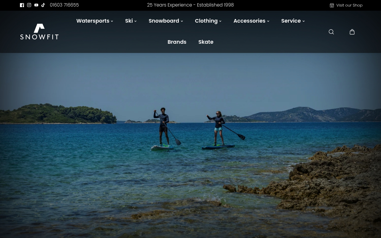 Snowfit homepage