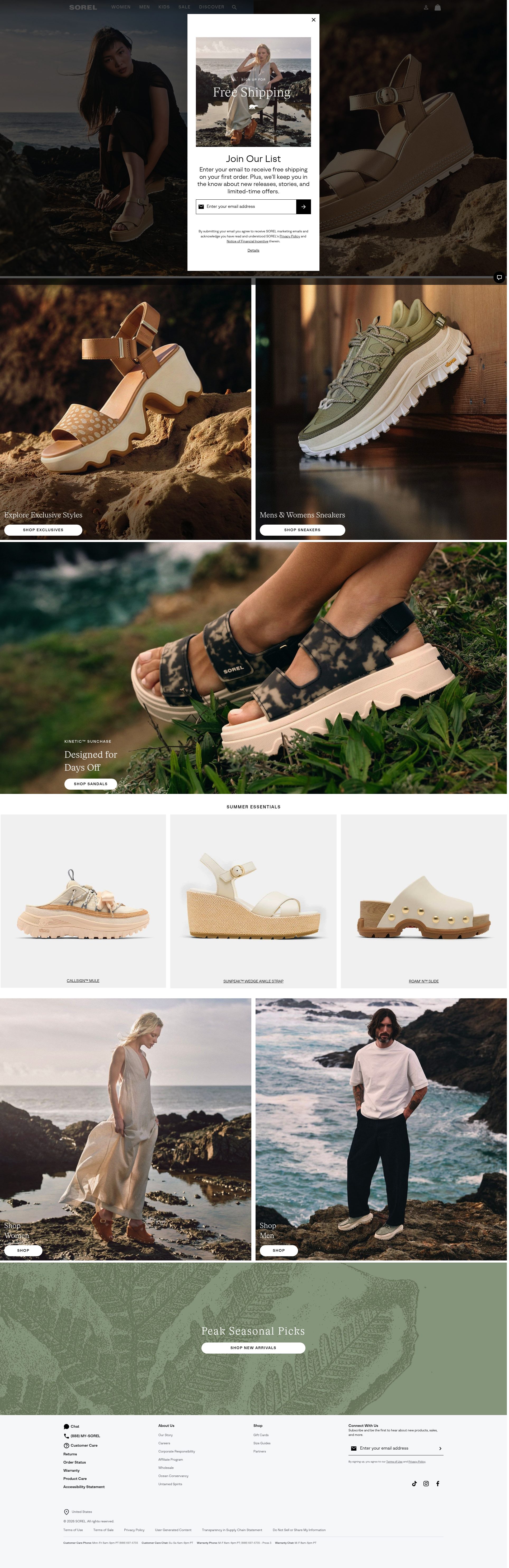Sorel homepage