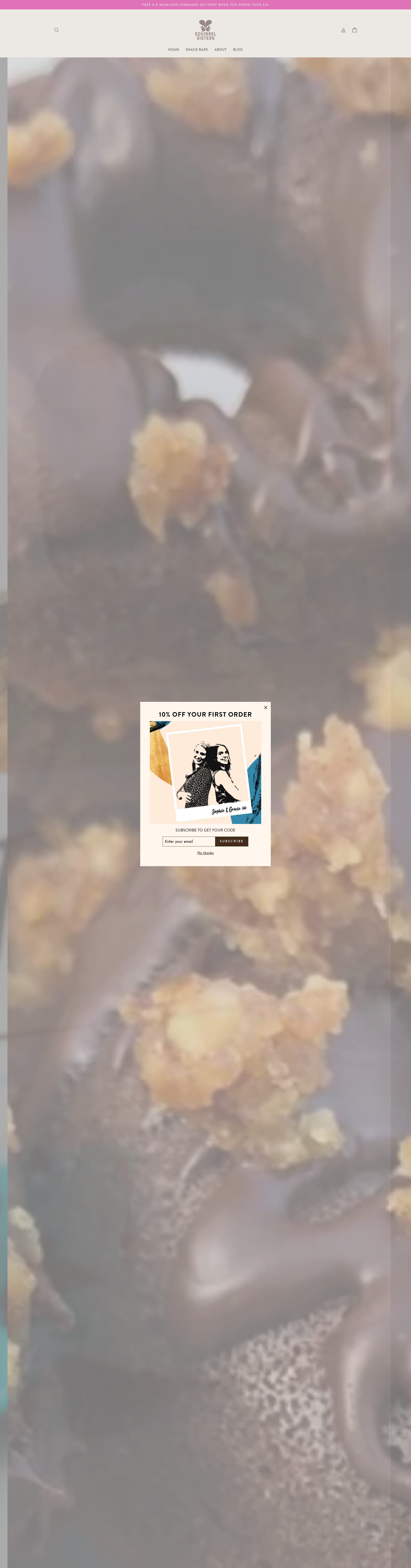 Squirrel Sisters homepage screenshot
