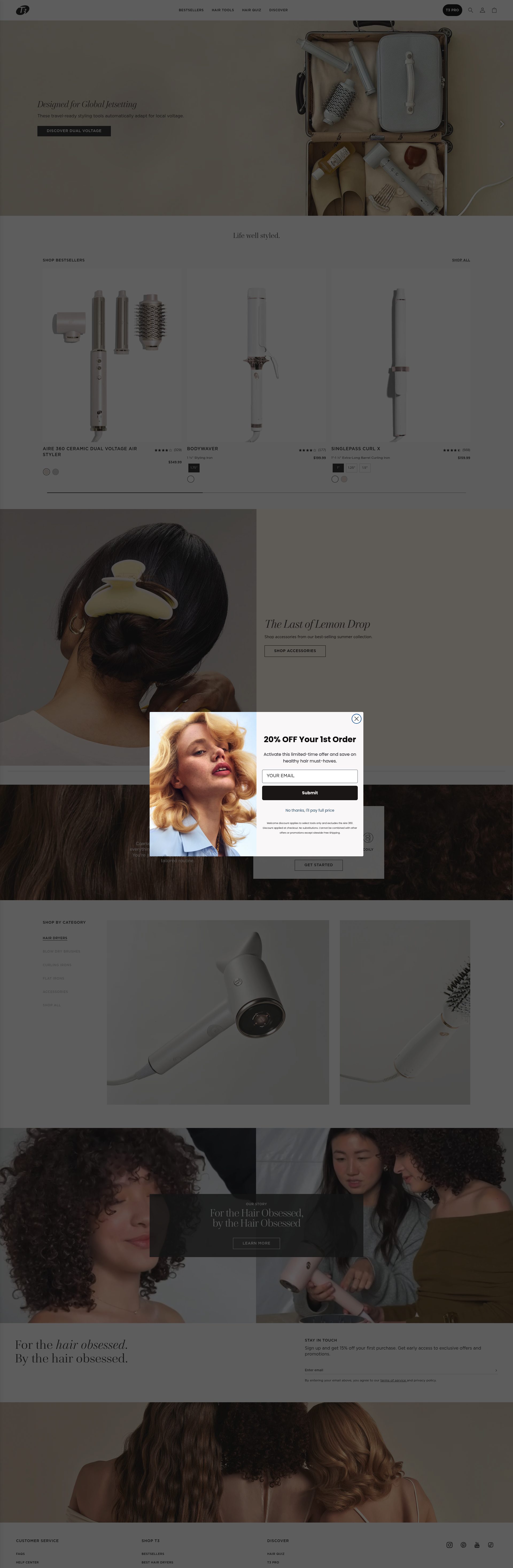 T3 Micro homepage