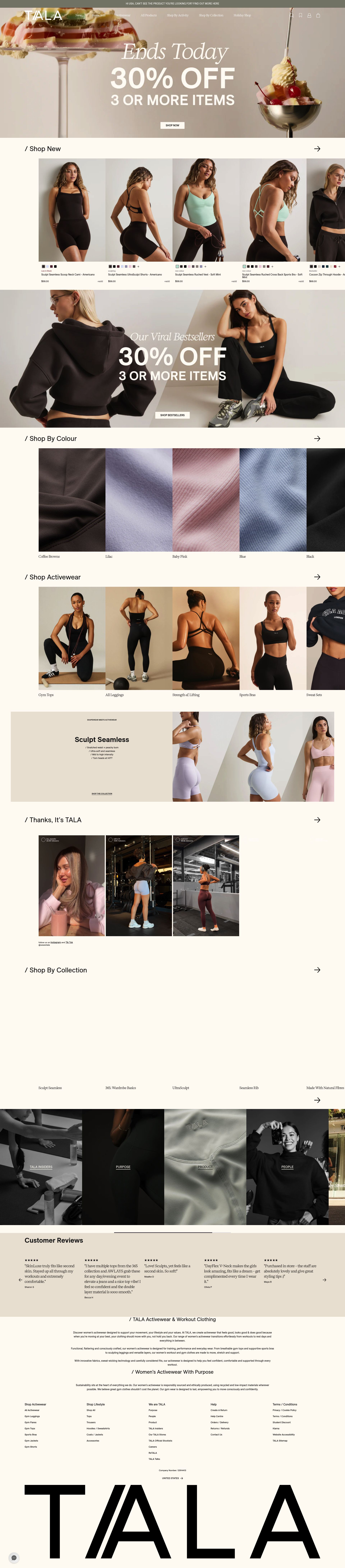 Tala homepage screenshot