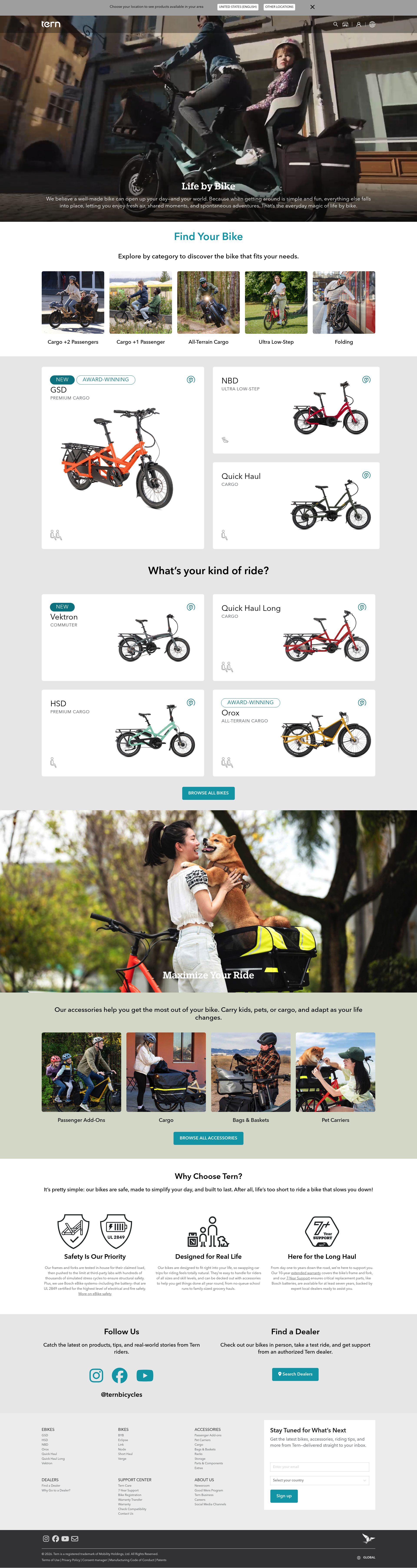 Tern homepage